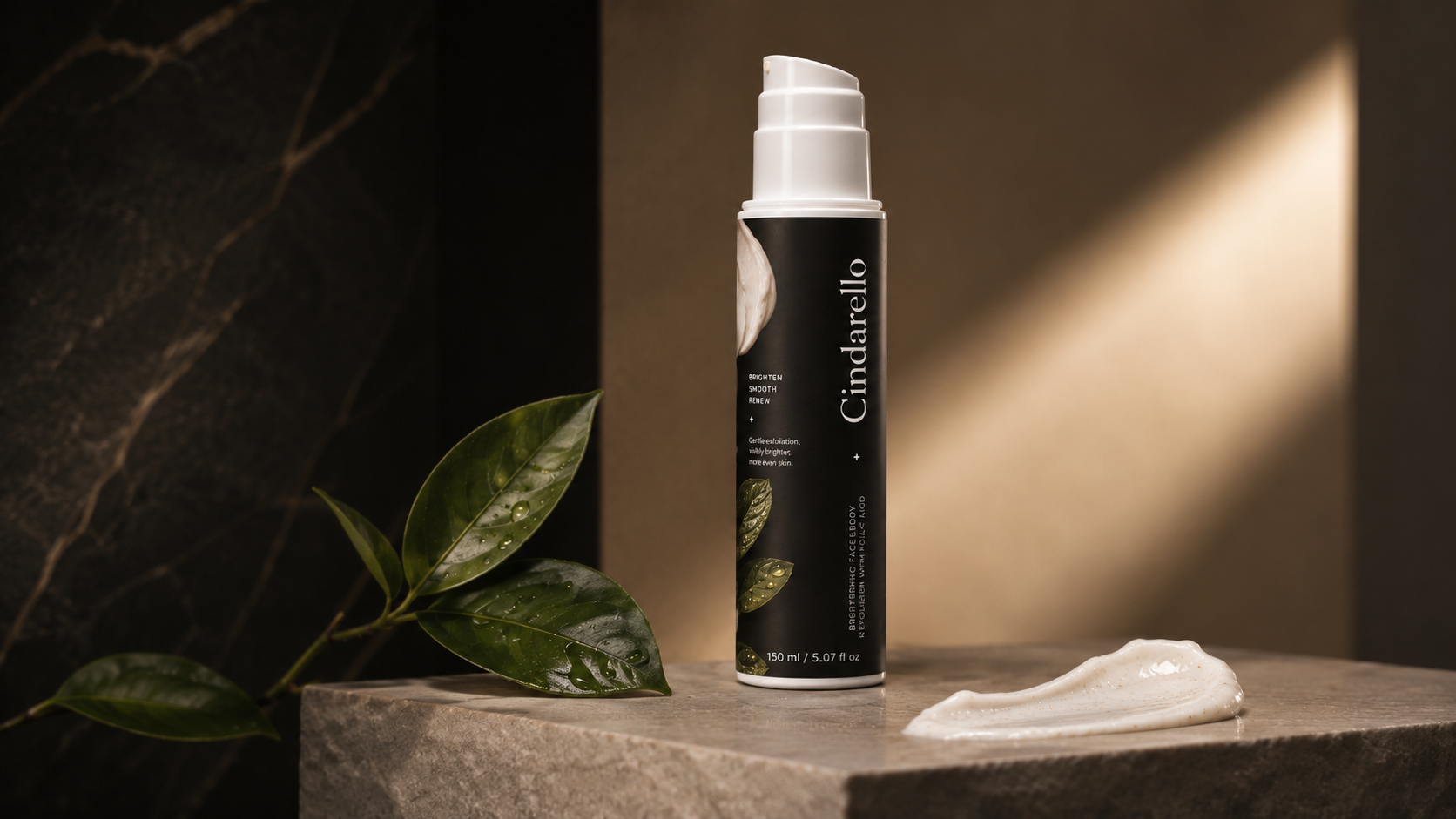 Cindarello Derma Renewal Duo™ – Kojic Acid Exfoliator + 5% Urea & 2% Panthenol Body Cream