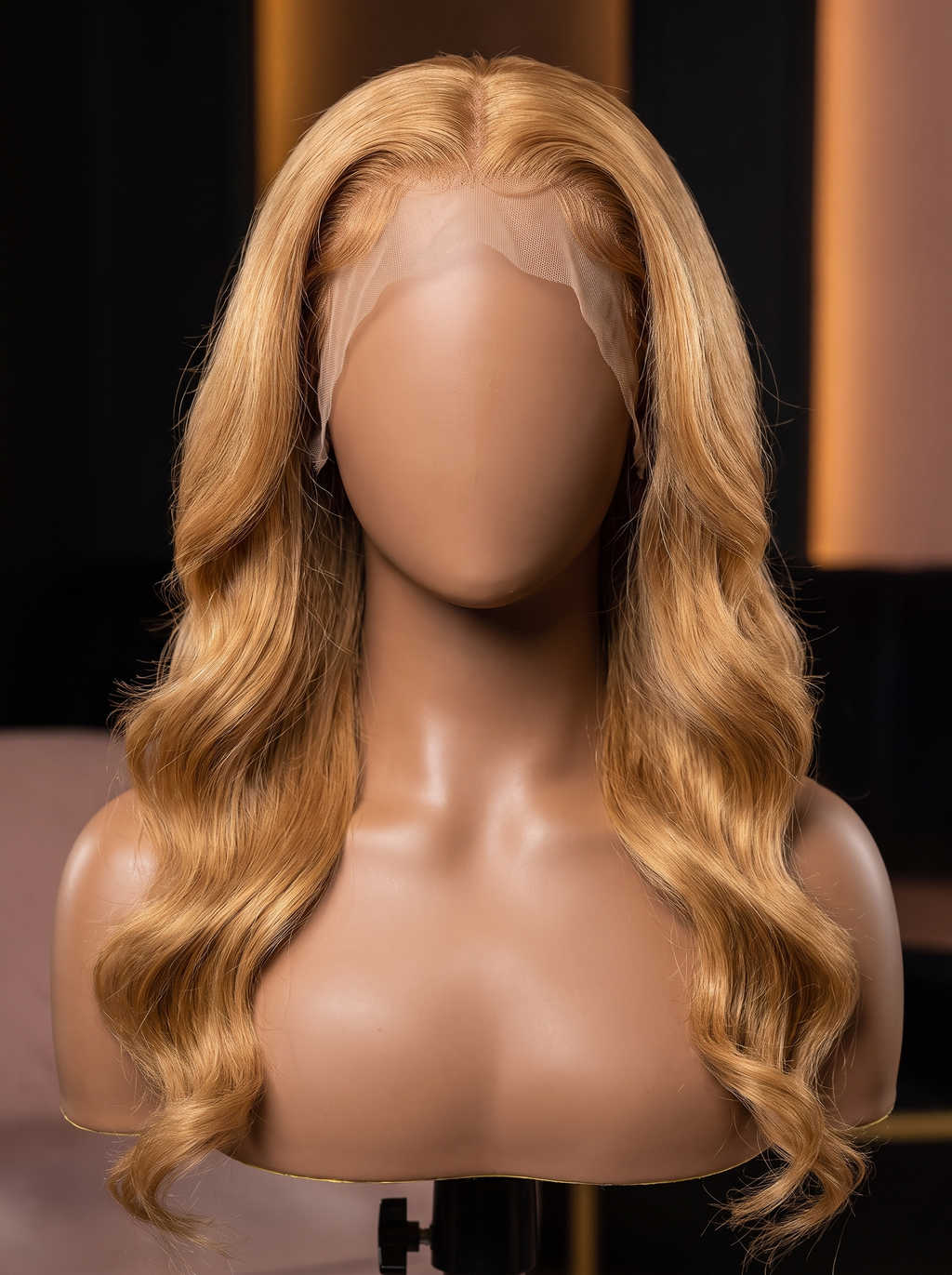 Cindarello Sun-Kissed Crown™ #27 Honey Blonde Body Wave Closure – 4x4 HD Lace, 12”, Virgin Human Hair