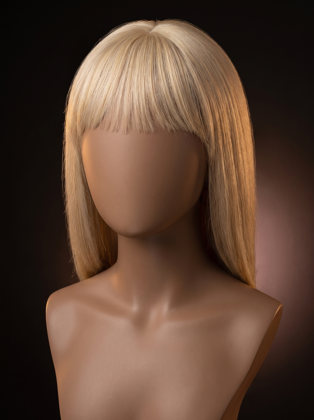 Cindarello Hidden Crown™ Ash & Bleach Blonde Human Hair Topper with Bangs – 6”, 10×12 cm Silk Base, 130% Density