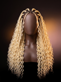 Cindarello Golden Braidspell™ 613 Blonde Deep Wave Human Braiding Hair – 22”, 100g Brazilian Virgin Hair