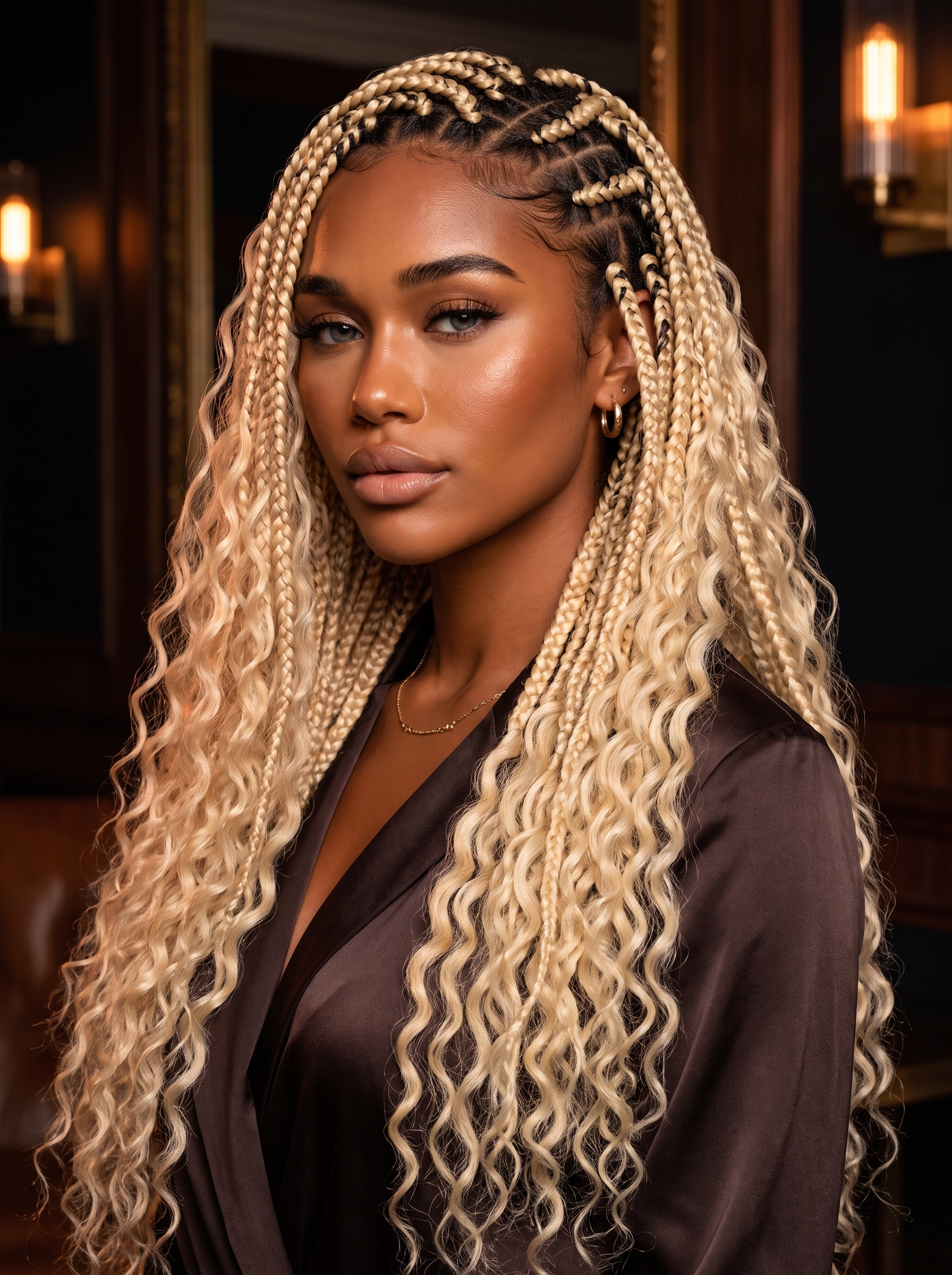 Cindarello Golden Braidspell™ 613 Blonde Deep Wave Human Braiding Hair – 22”, 100g Brazilian Virgin Hair