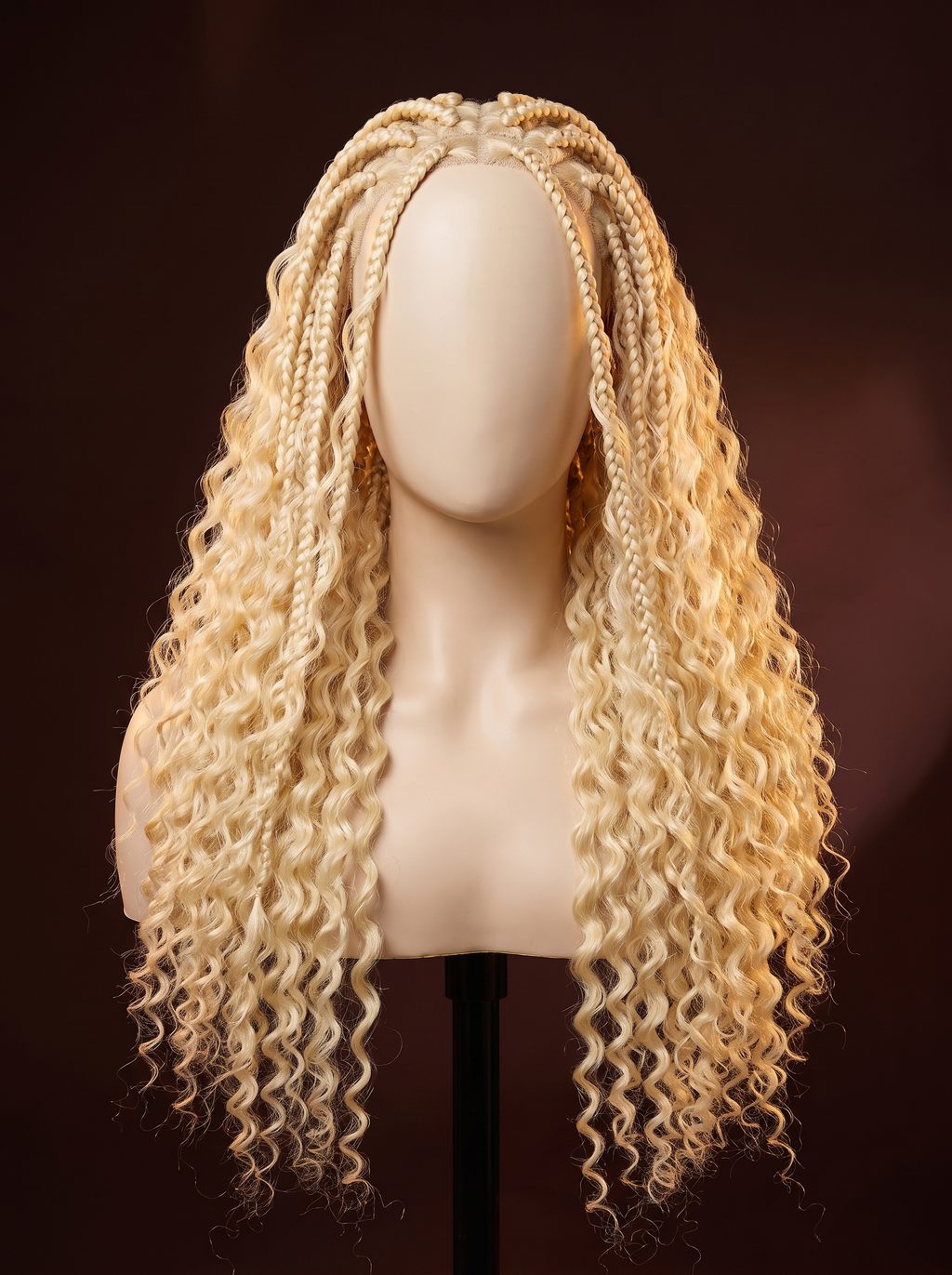 Cindarello Golden Braidspell™ 613 Blonde Deep Wave Human Braiding Hair – 22”, 100g Brazilian Virgin Hair