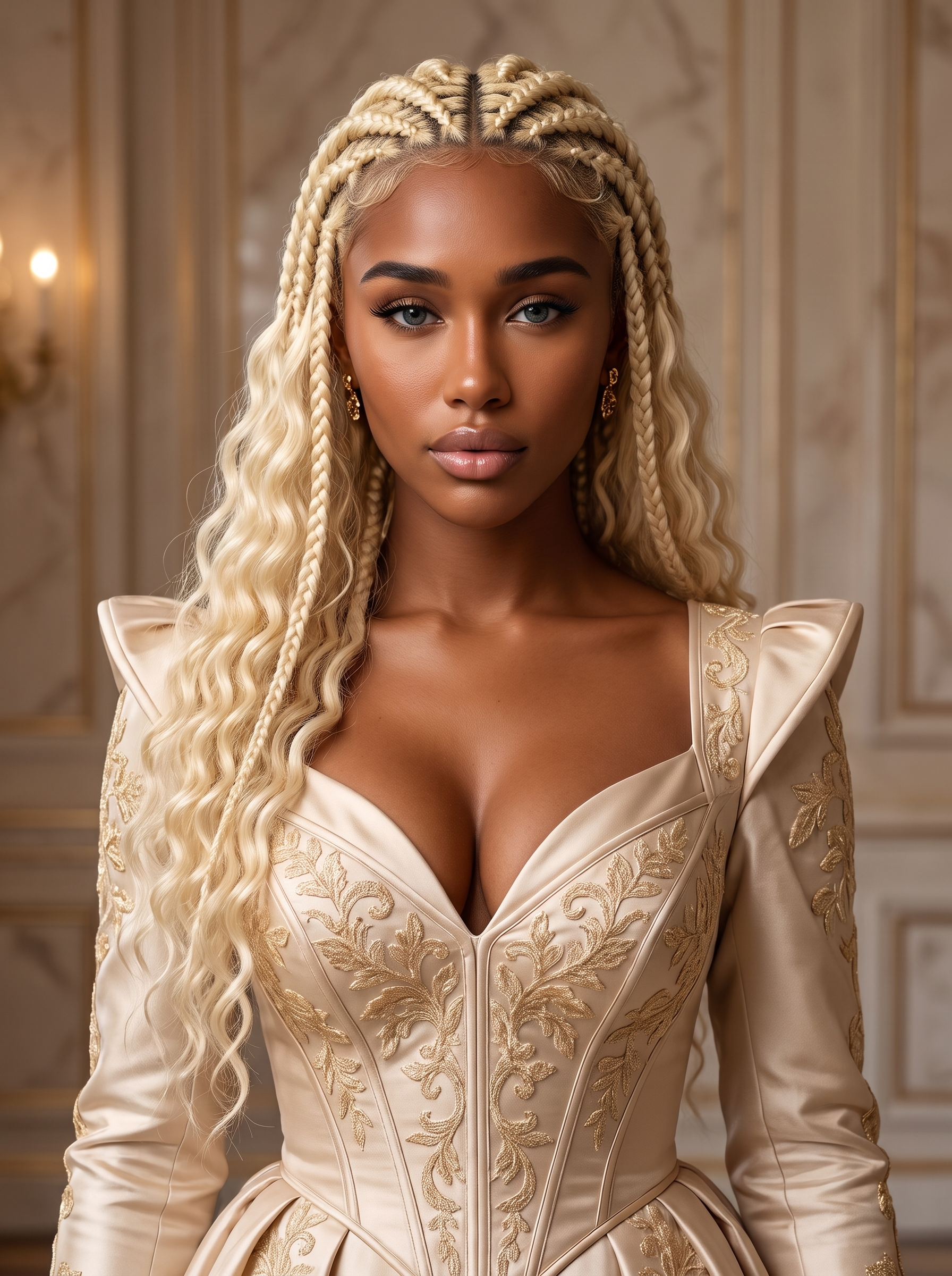 Cindarello Golden Braidspell™ 613 Blonde Deep Wave Human Braiding Hair – 22”, 100g Brazilian Virgin Hair