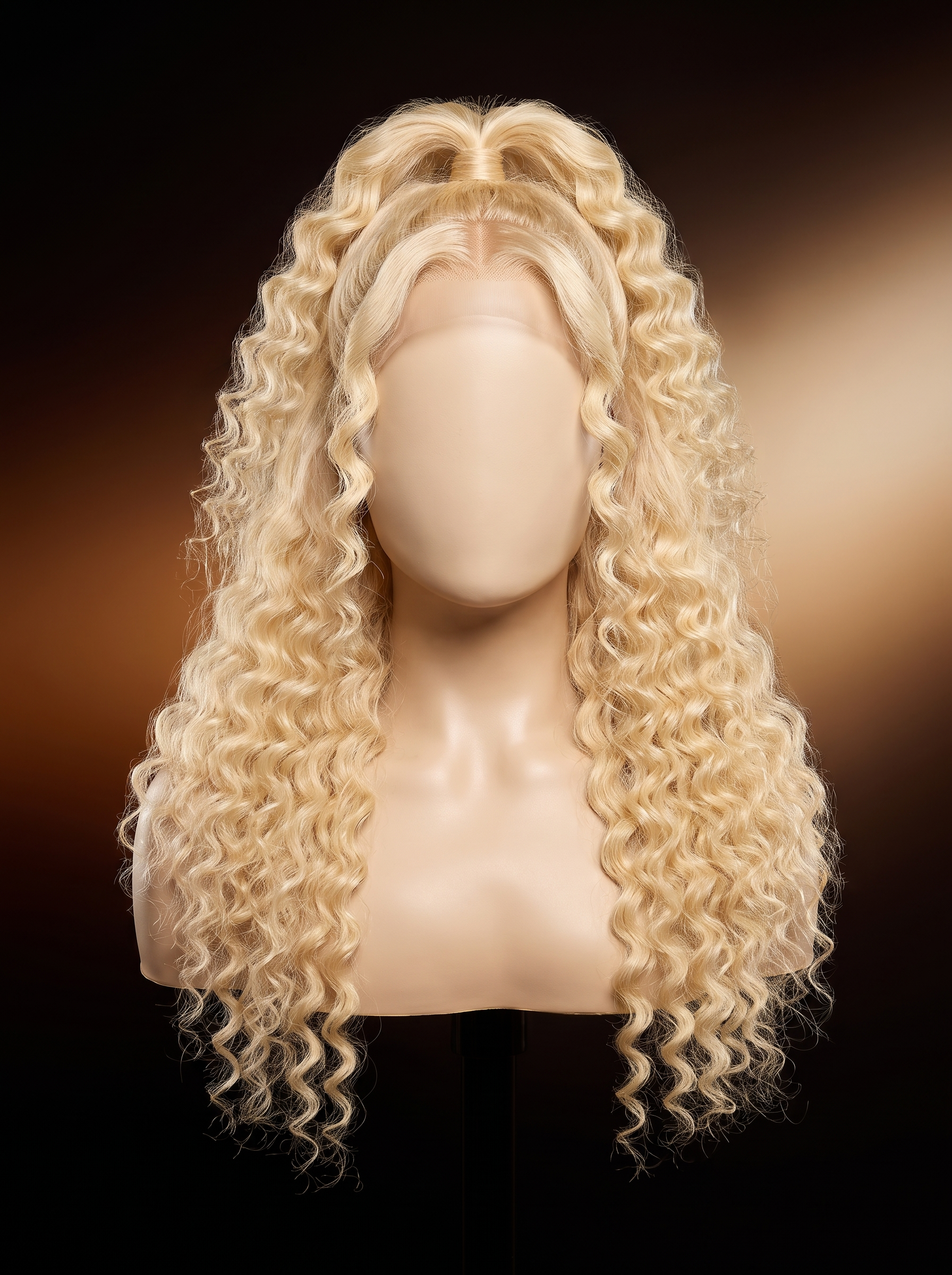 Cindarello Golden Tide™ 613 Blonde Deep Wave Bundles with 4x4 Lace Closure – 10/12/14 + 10” Human Hair Set