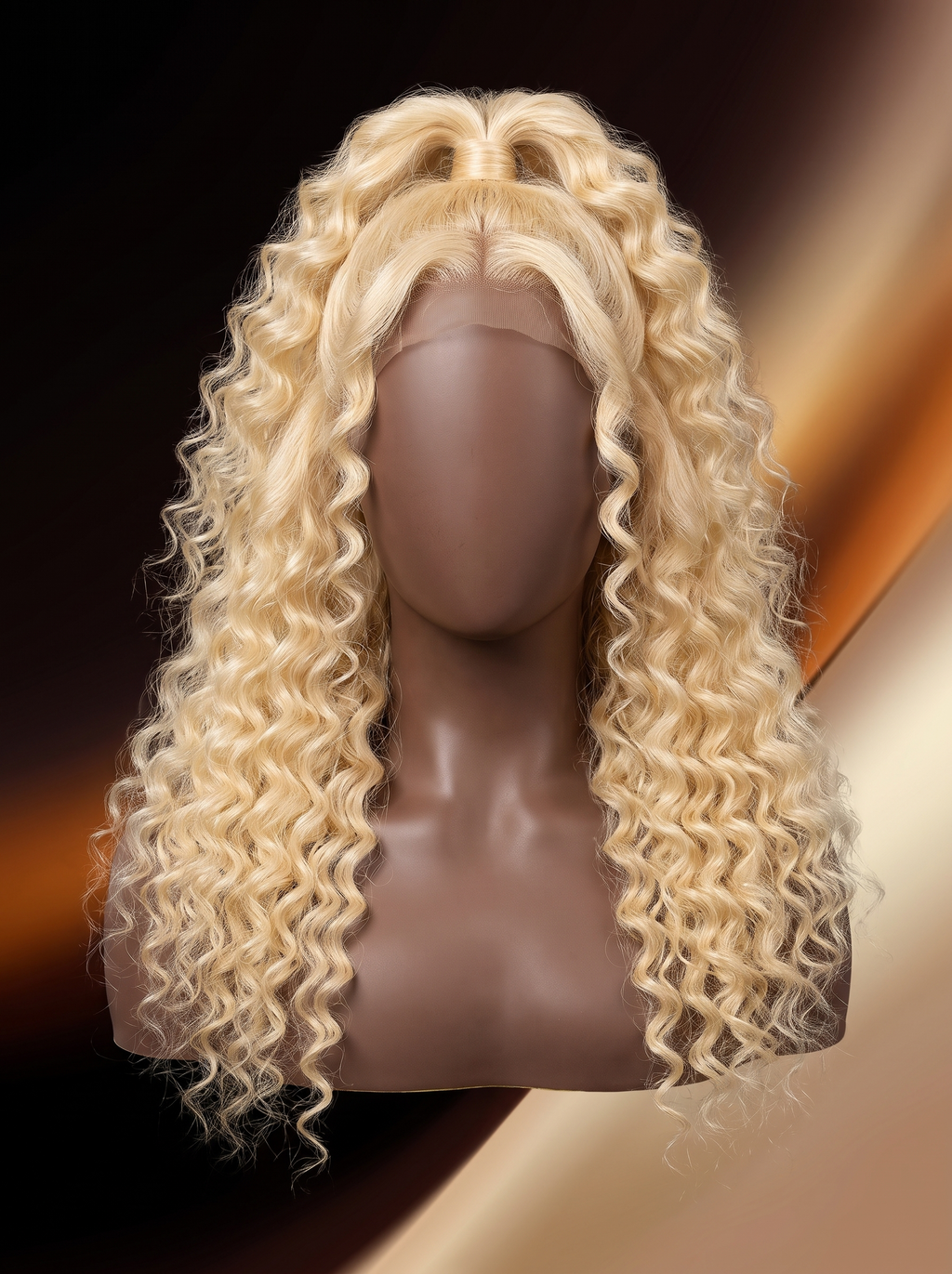 Cindarello Golden Tide™ 613 Blonde Deep Wave Bundles with 4x4 Lace Closure – 10/12/14 + 10” Human Hair Set