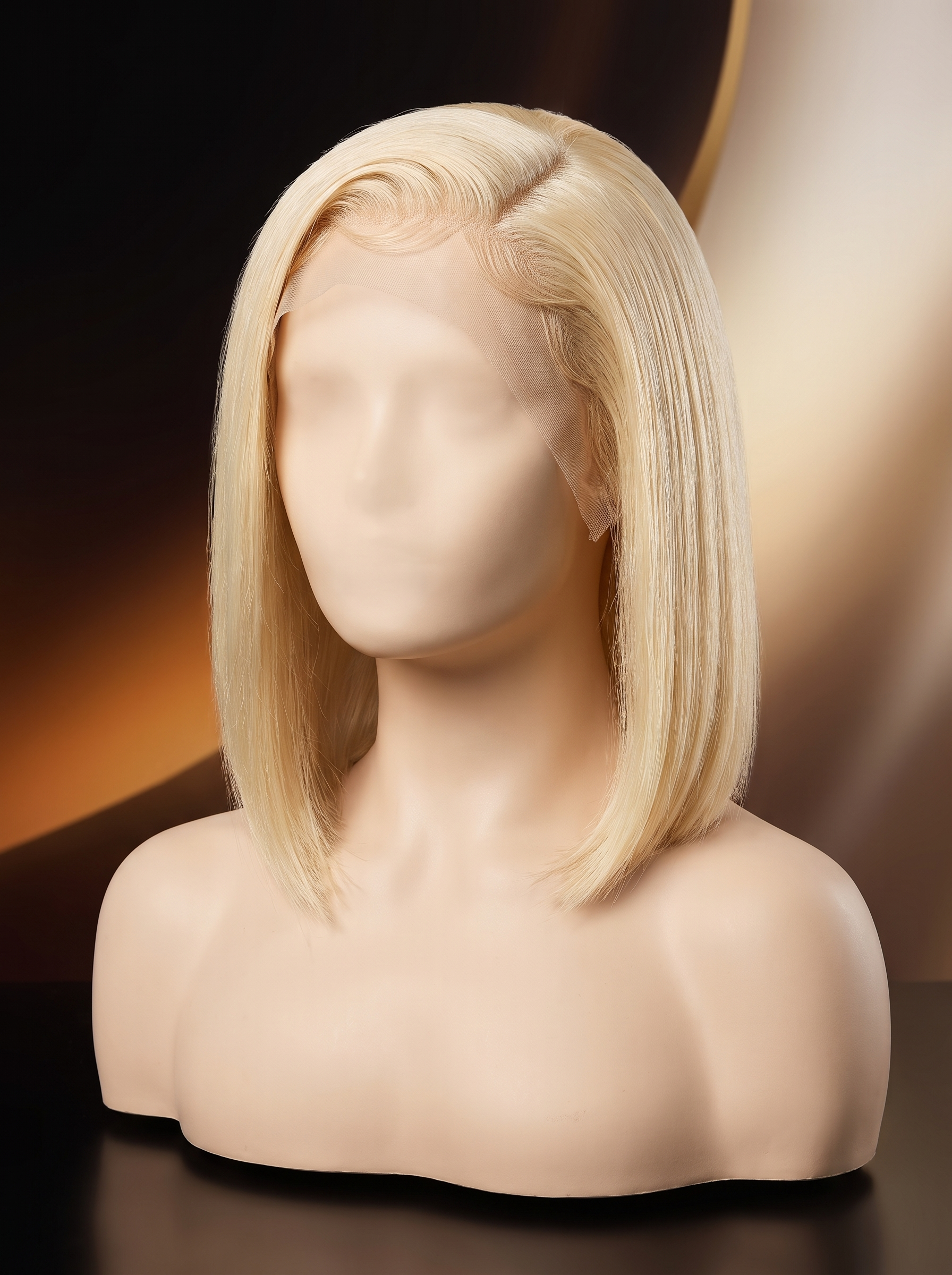 Cindarello Midnight Pearl™ 613 Blonde Glueless Bob Wig – 13x4 HD Lace Front, 12”, 180% Density Human Hair