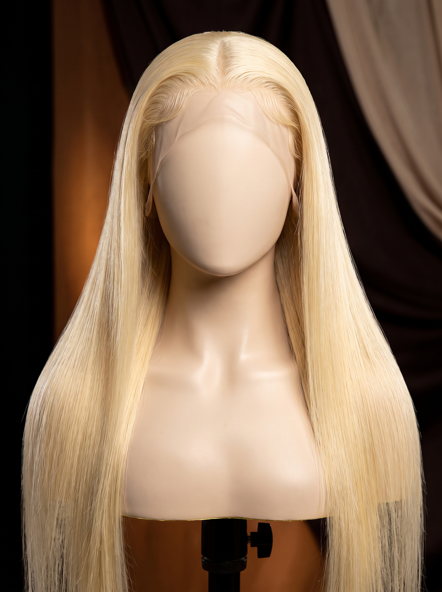 Cindarello Midnight Halo™ 613 Blonde 360 HD Lace Wig – 30”, 200% Density Brazilian Virgin Human Hair
