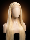 Cindarello Moonlit Length™ 613 Blonde Straight Wig – 13x6 HD Lace Front, 24”, 180% Density Human Hair