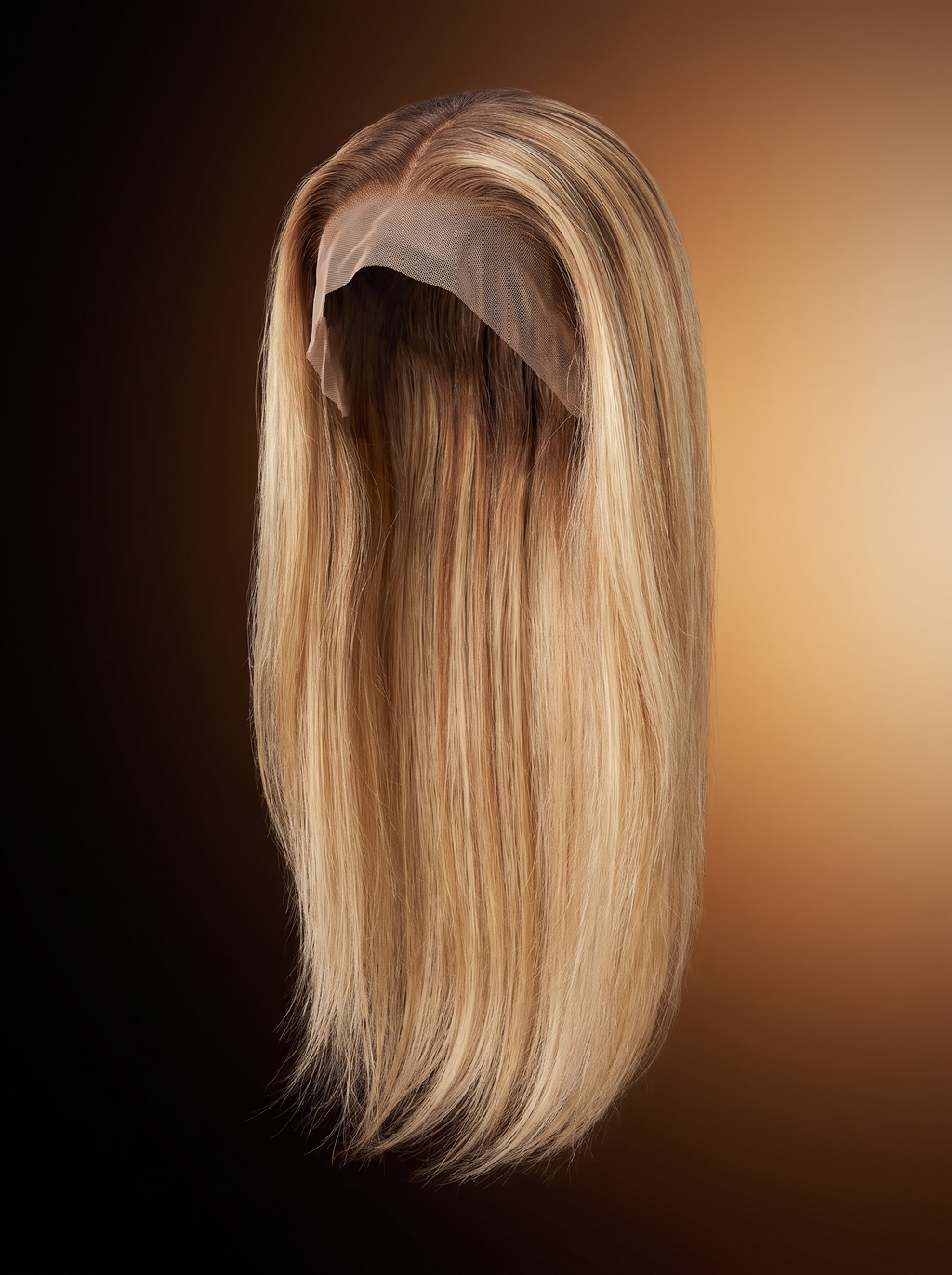 Cindarello Golden Hour Veil™ Balayage Blonde Straight Wig – 30”, 13x4 HD Glueless Lace Front, 150% Density Human Hair