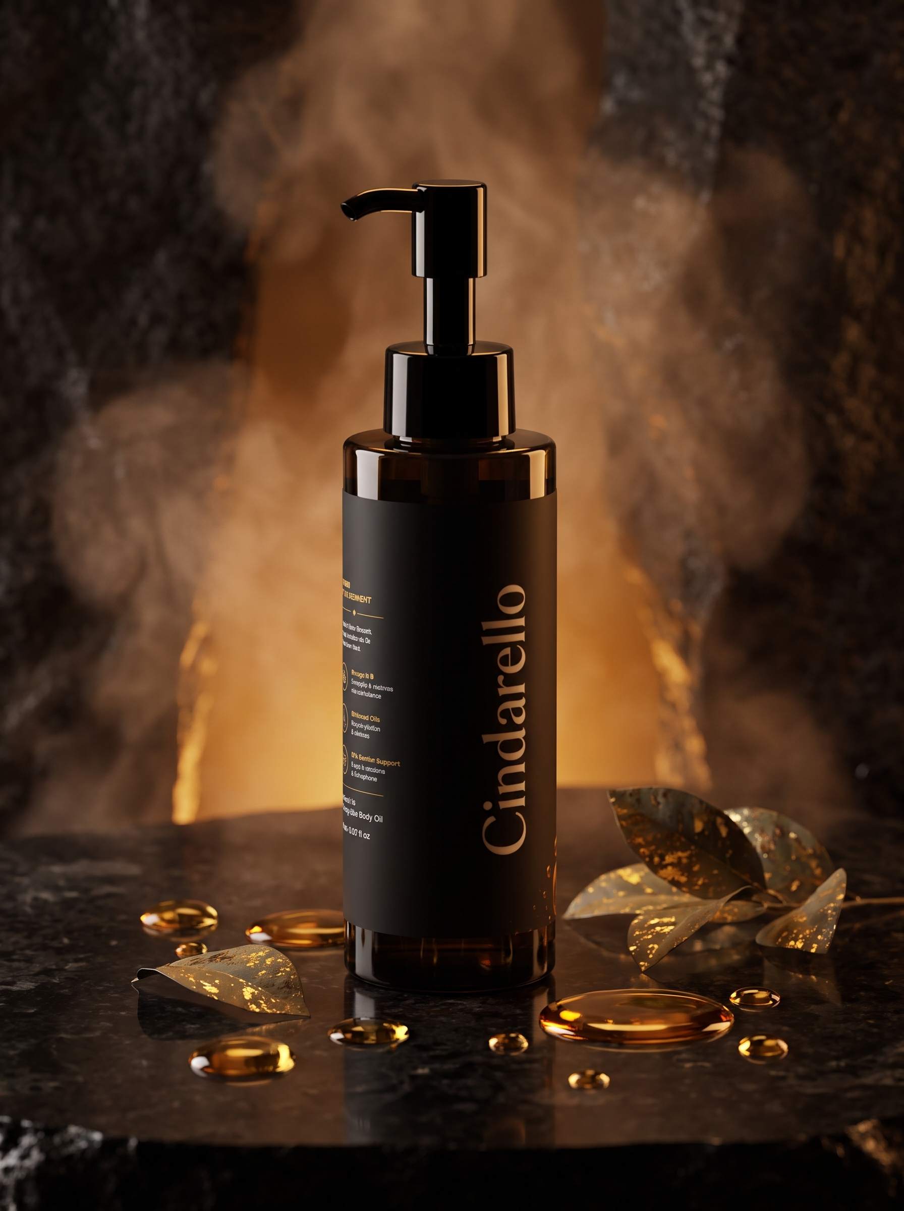 Cindarello Golden Hour™ Omega 6–9 Glowing Skin Body Oil – 150 ml
