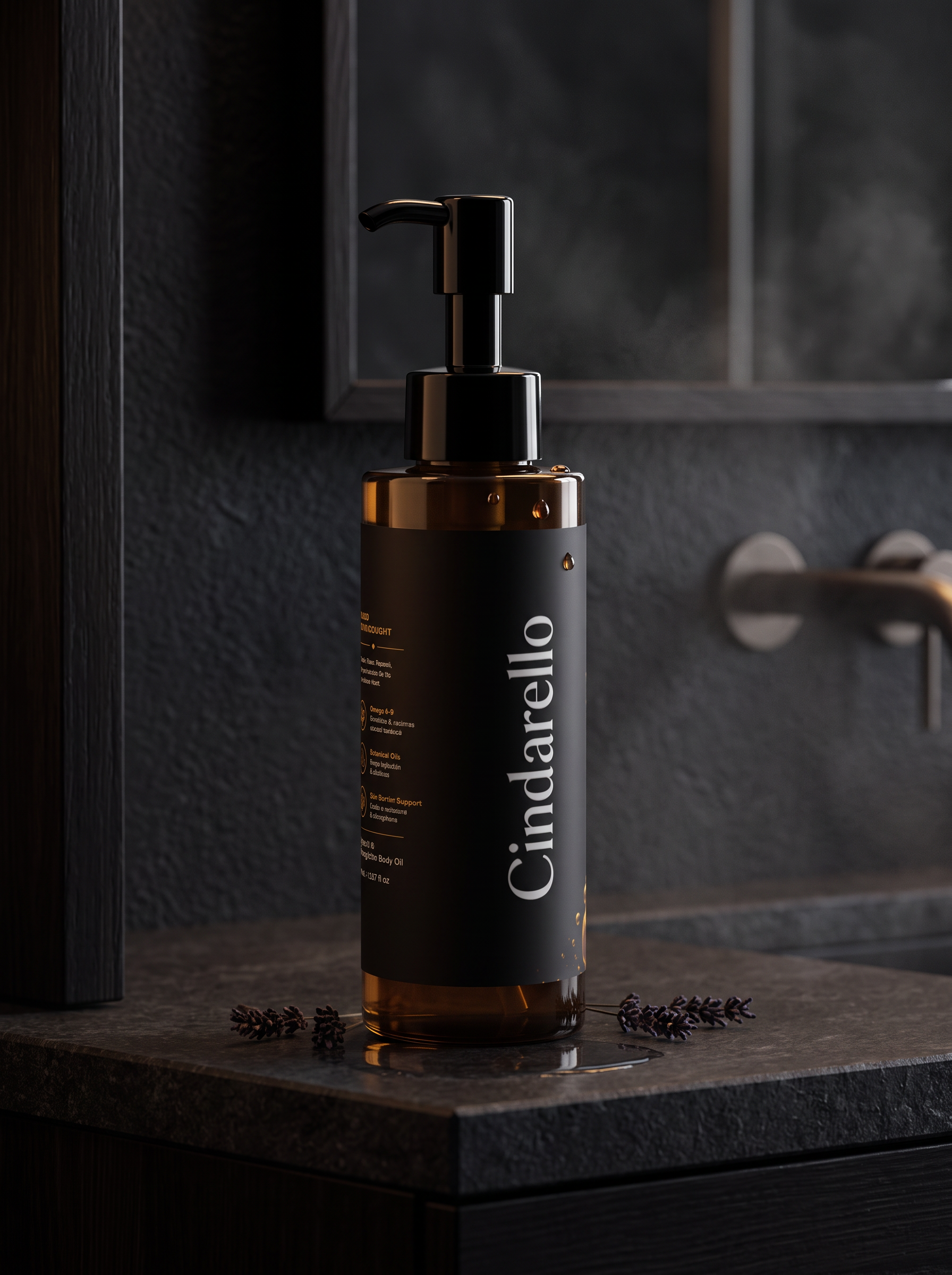 Cindarello Golden Hour™ Omega 6–9 Glowing Skin Body Oil – 150 ml