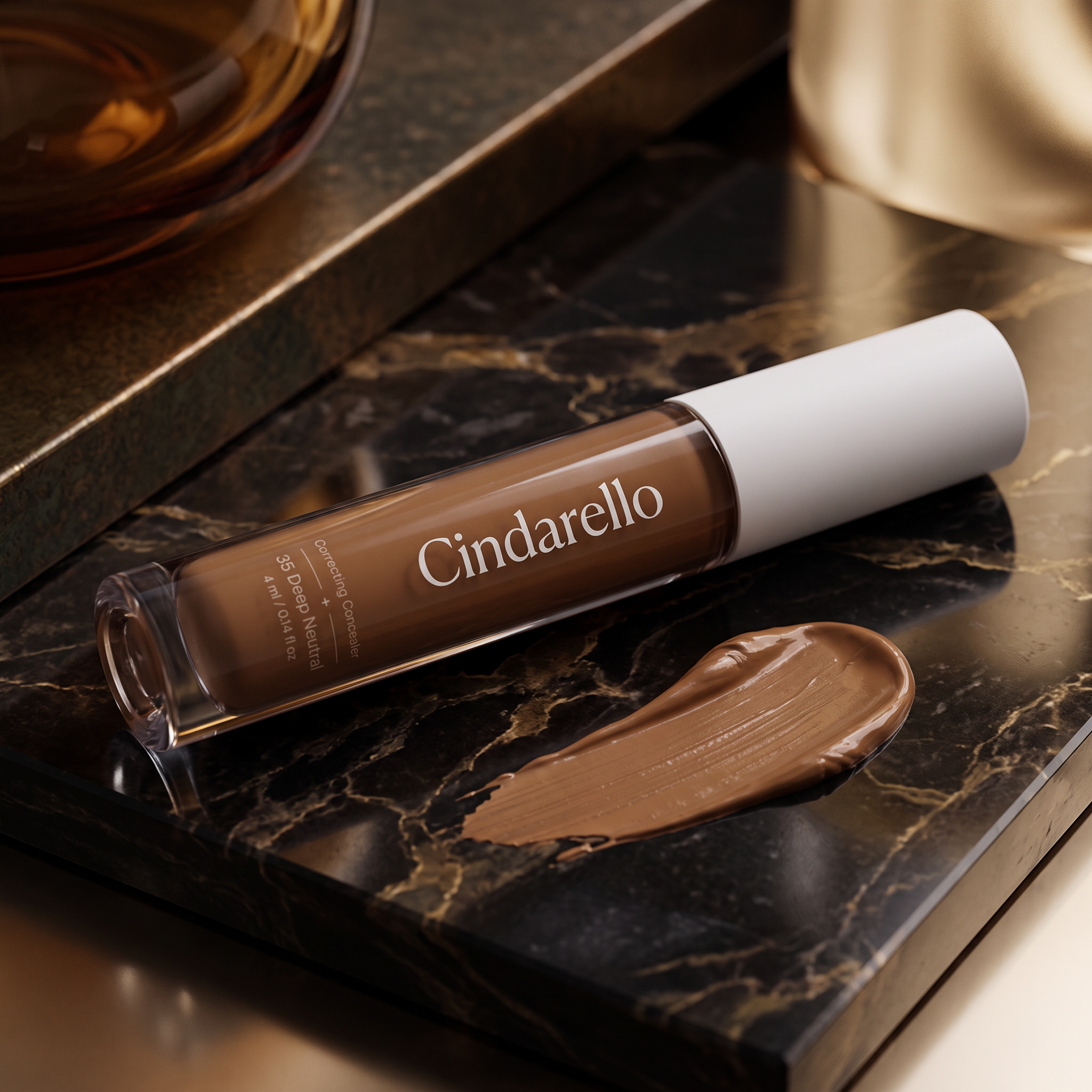 Cindarello Veil of Confidence™ Correcting Concealer — 35 Deep Neutral, 4 ml
