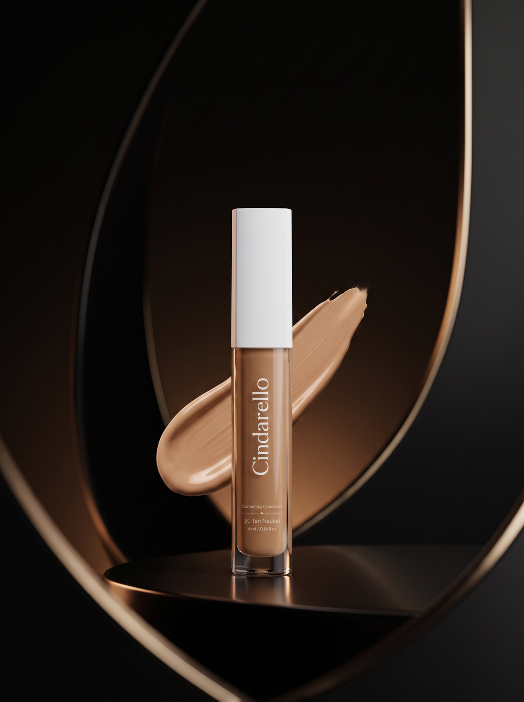 Cindarello Veil of Confidence™ Correcting Concealer — 30 Tan Neutral, 4 ml