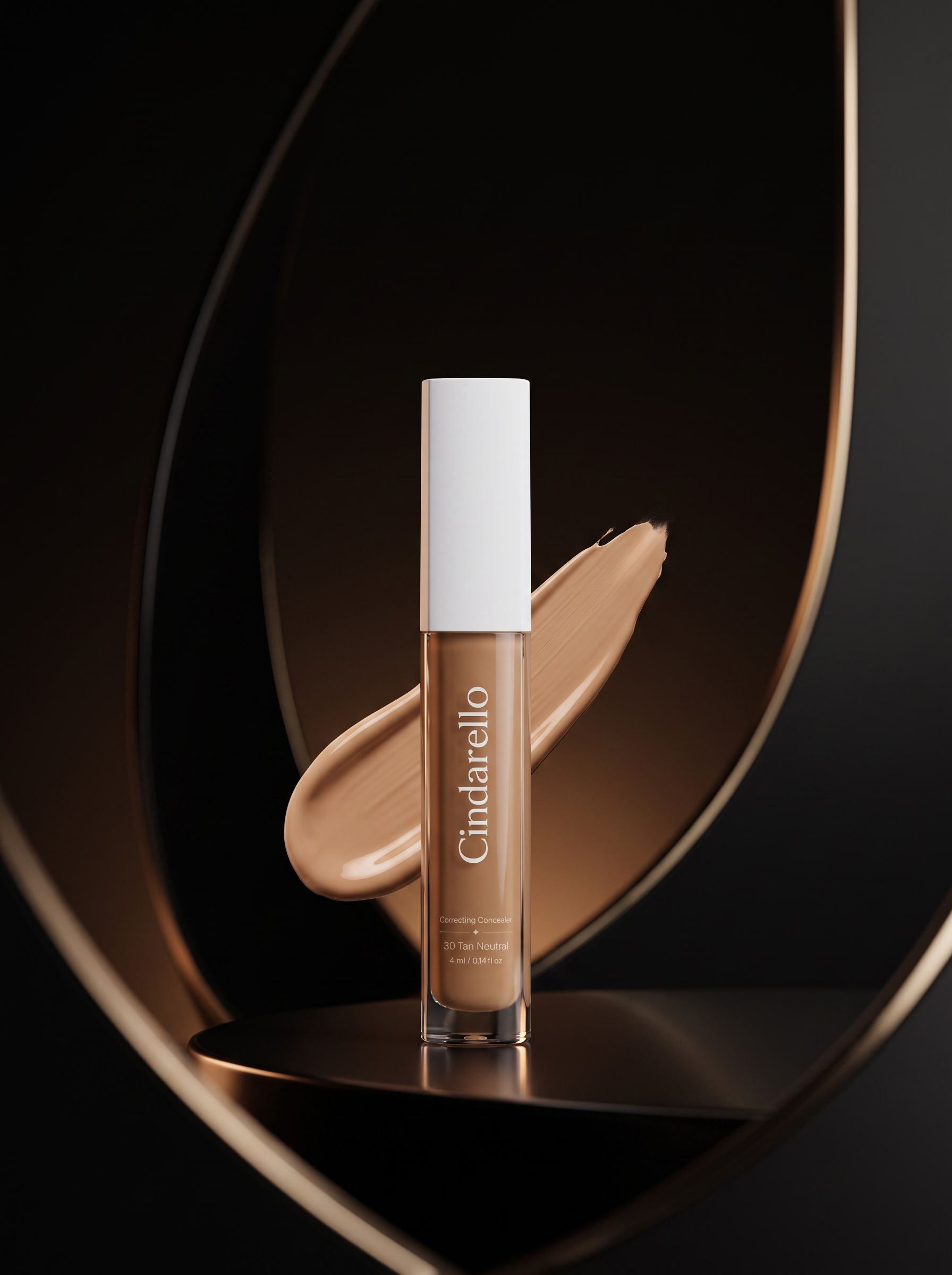 Cindarello Veil of Confidence™ Correcting Concealer — 30 Tan Neutral, 4 ml