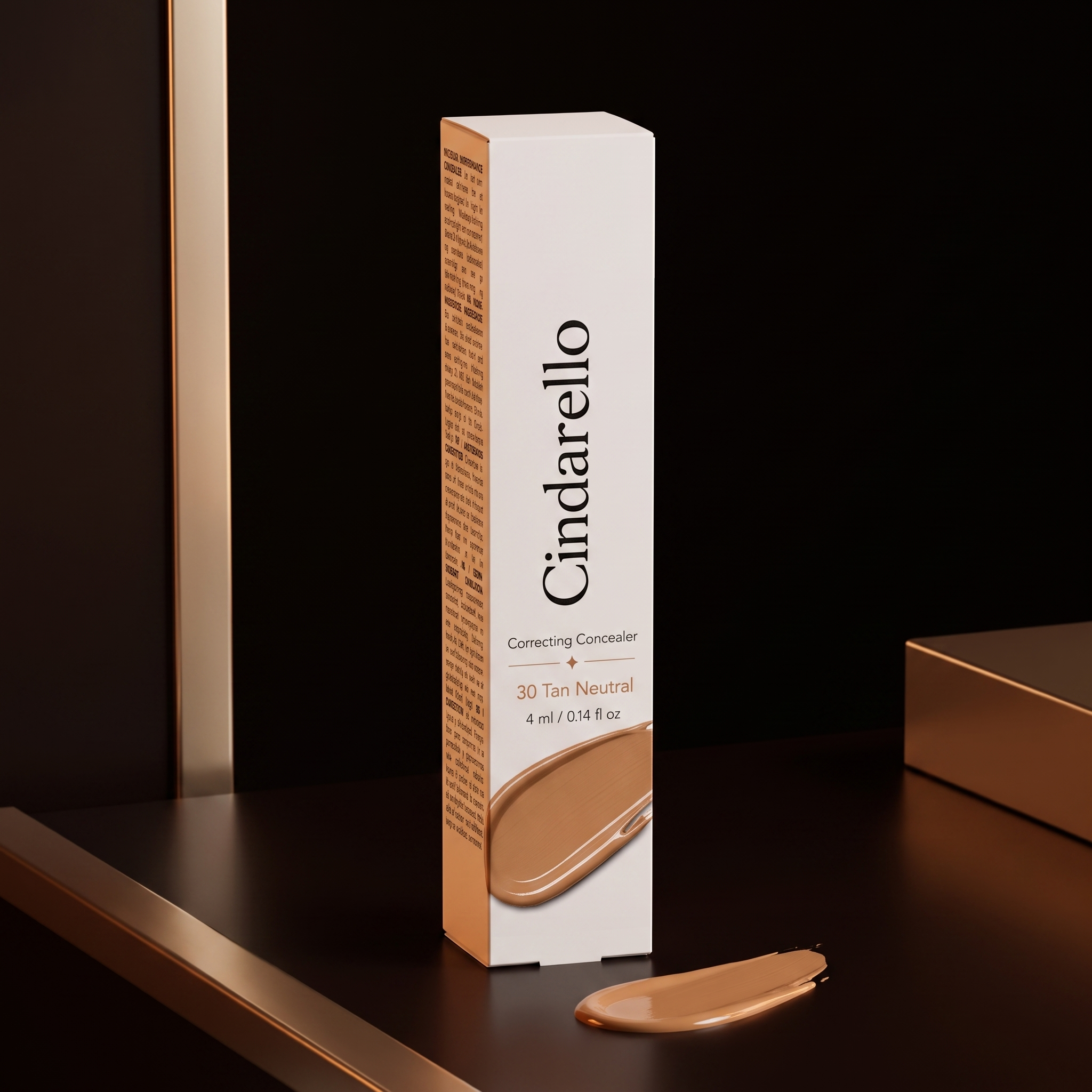 Cindarello Veil of Confidence™ Correcting Concealer — 30 Tan Neutral, 4 ml