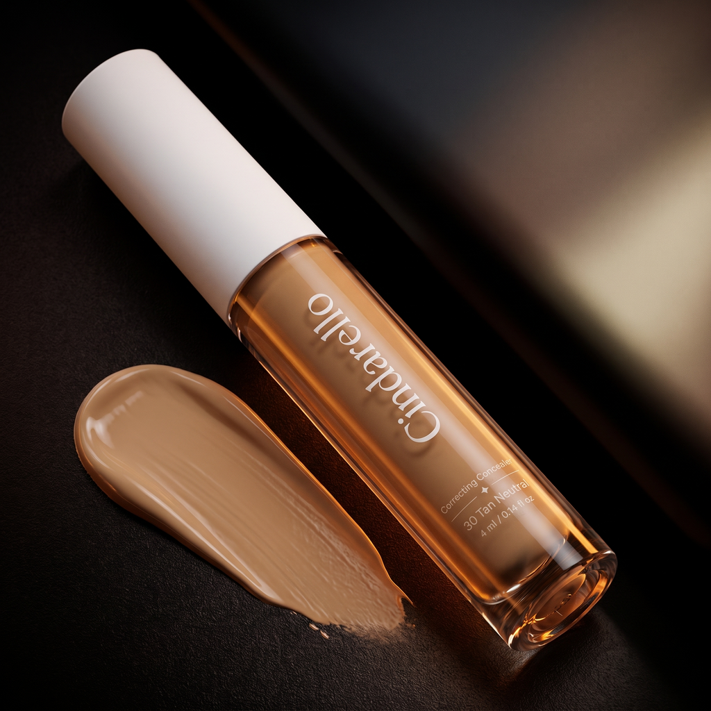 Cindarello Veil of Confidence™ Correcting Concealer — 30 Tan Neutral, 4 ml