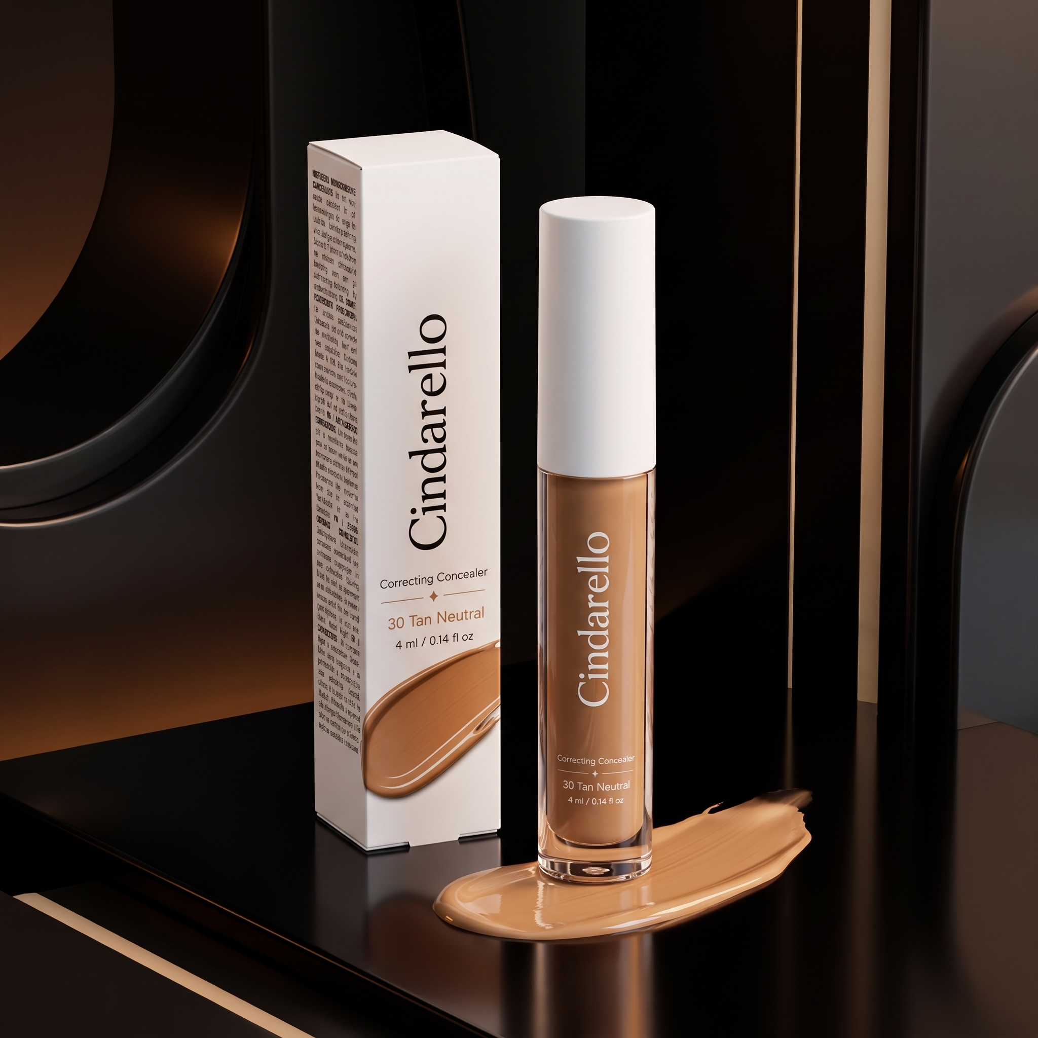 Cindarello Veil of Confidence™ Correcting Concealer — 25 Medium Neutral, 4 ml