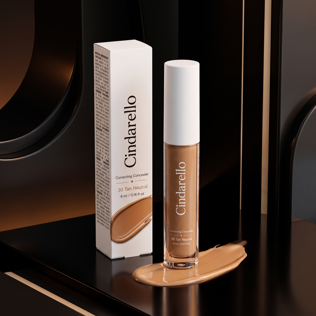 Cindarello Veil of Confidence™ Correcting Concealer — 30 Tan Neutral, 4 ml