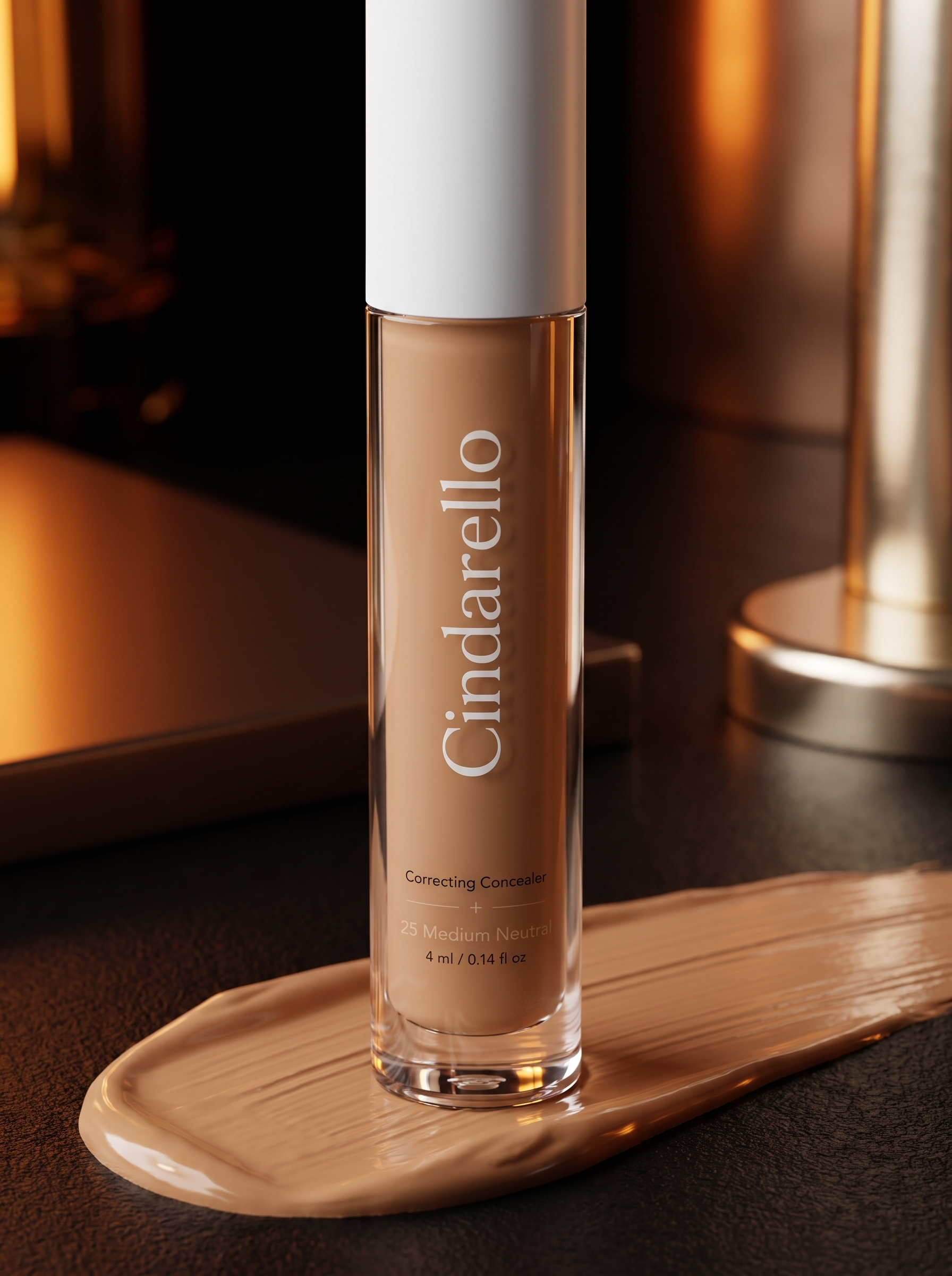 Cindarello Veil of Confidence™ Correcting Concealer — 25 Medium Neutral, 4 ml