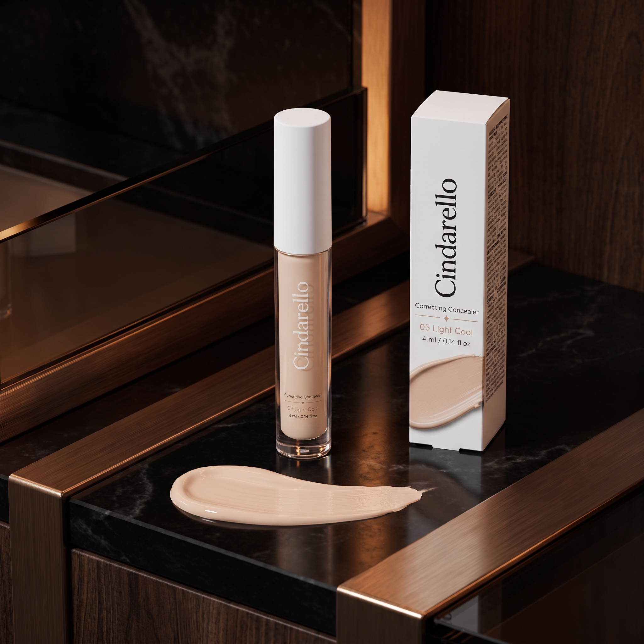 Cindarello Veil of Confidence™ Correcting Concealer — 20 Medium Warm, 4 ml