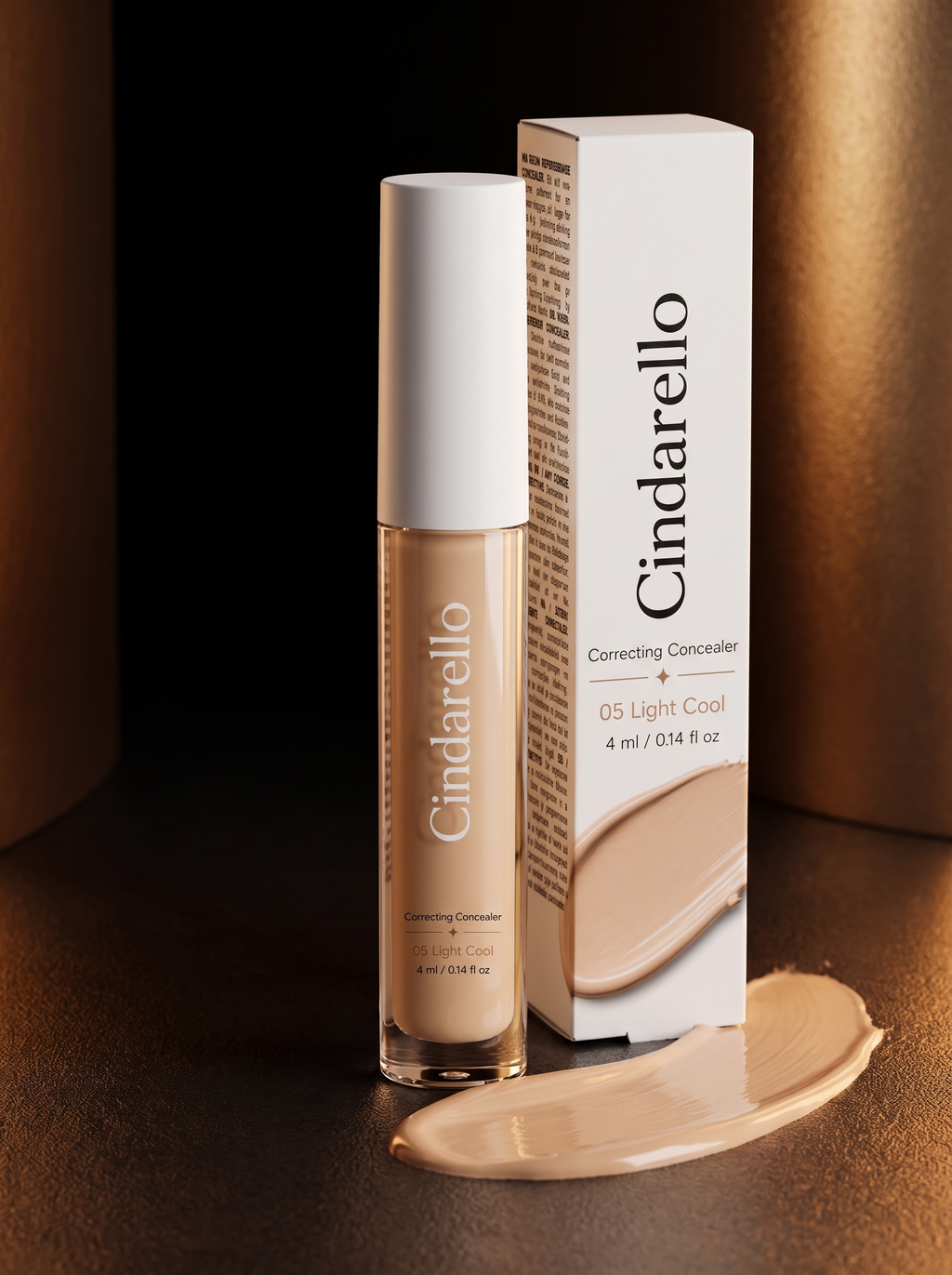 Cindarello Veil of Confidence™ Correcting Concealer — 20 Medium Warm, 4 ml