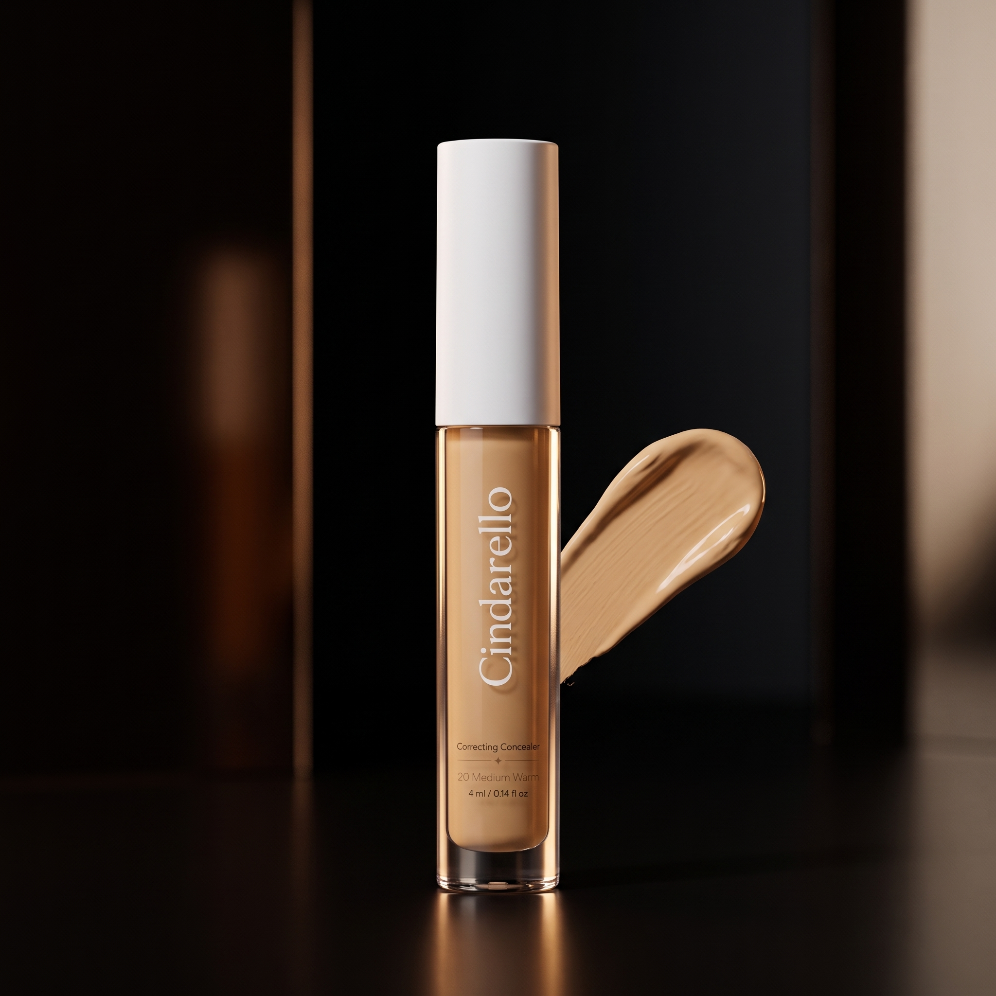 Cindarello Veil of Confidence™ Correcting Concealer — 20 Medium Warm, 4 ml