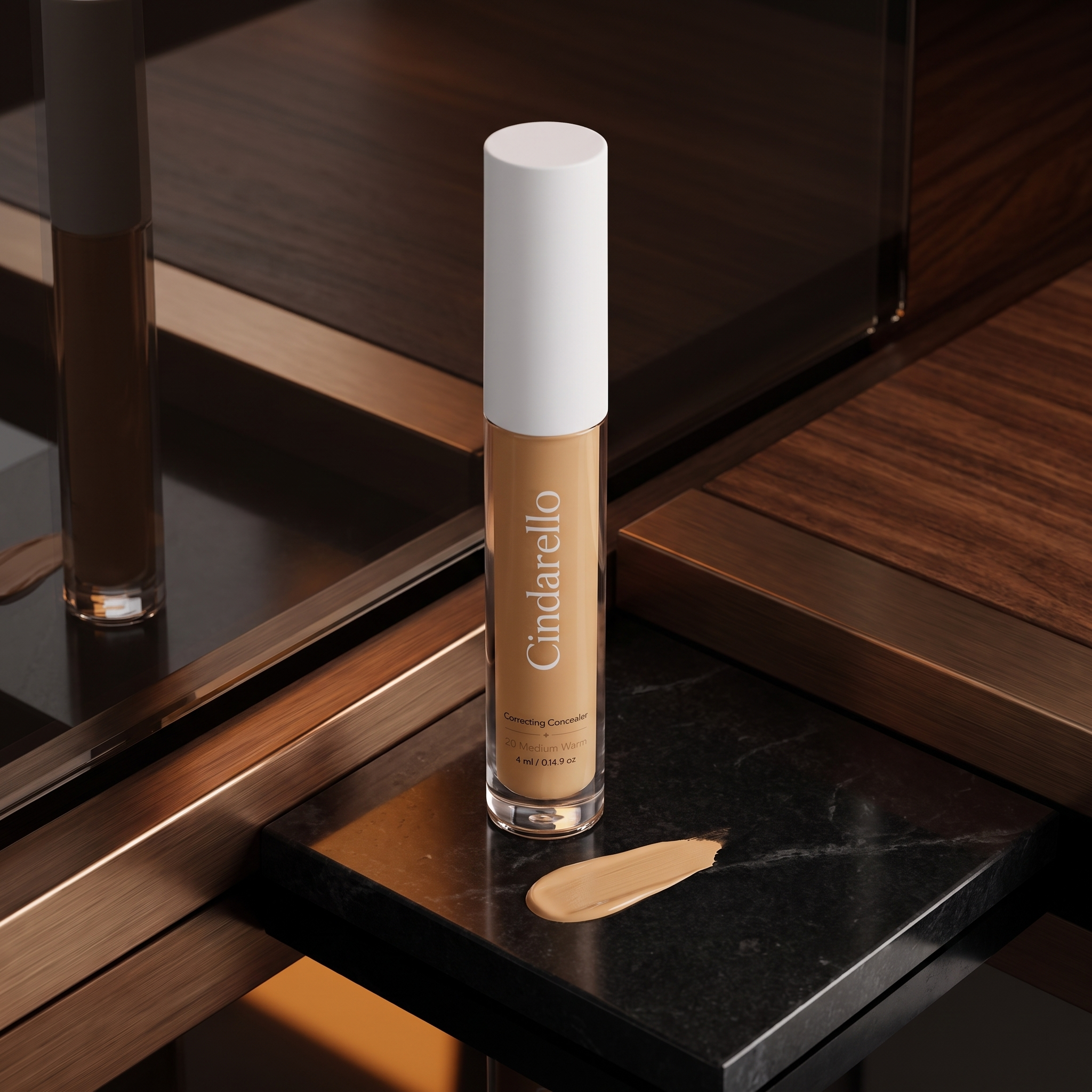 Cindarello Veil of Confidence™ Correcting Concealer — 20 Medium Warm, 4 ml