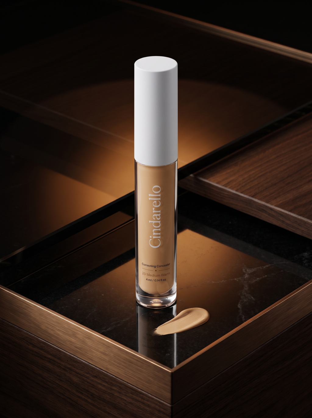 Cindarello Veil of Confidence™ Correcting Concealer — 20 Medium Warm, 4 ml
