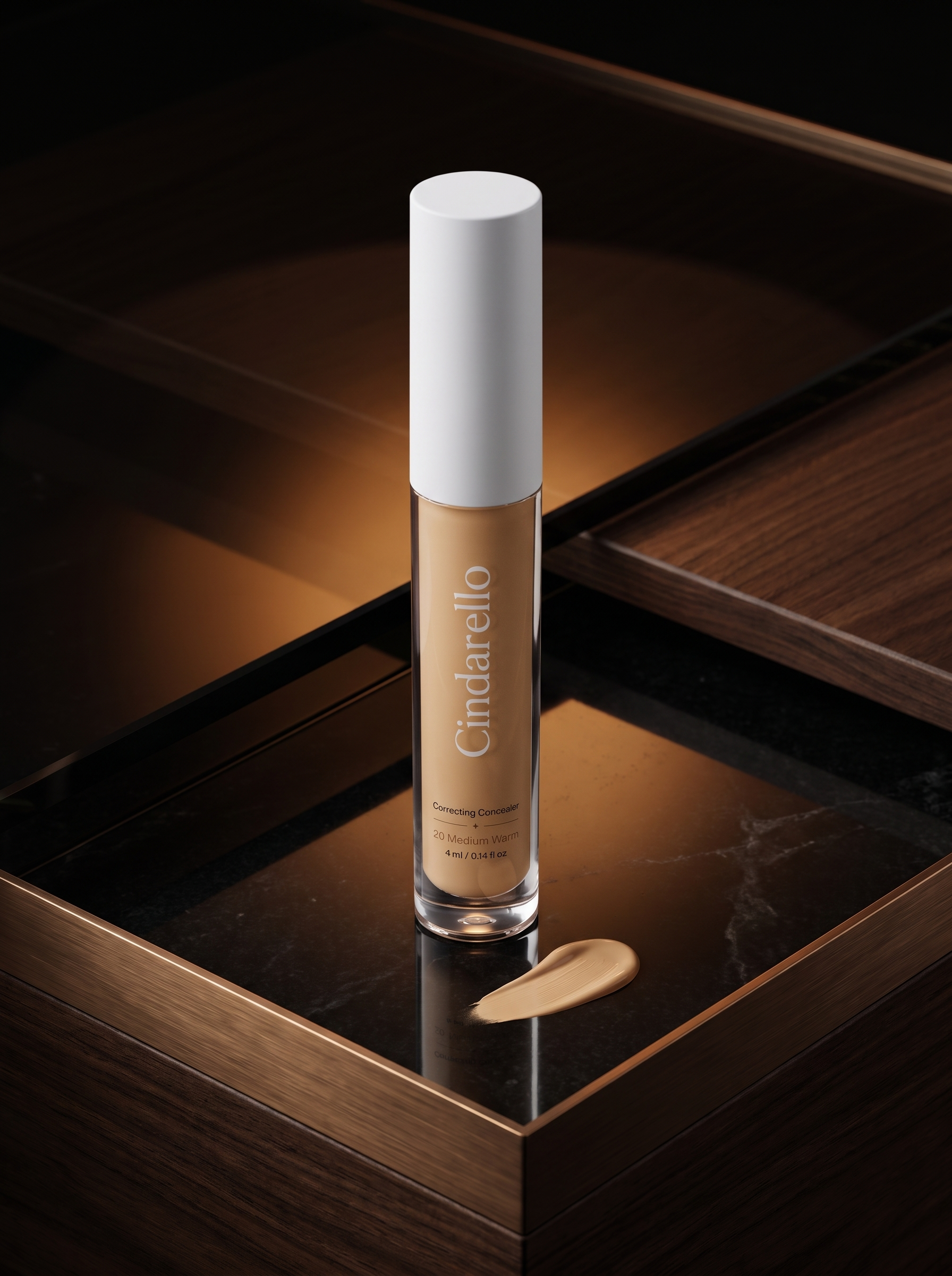 Cindarello Veil of Confidence™ Correcting Concealer — 20 Medium Warm, 4 ml