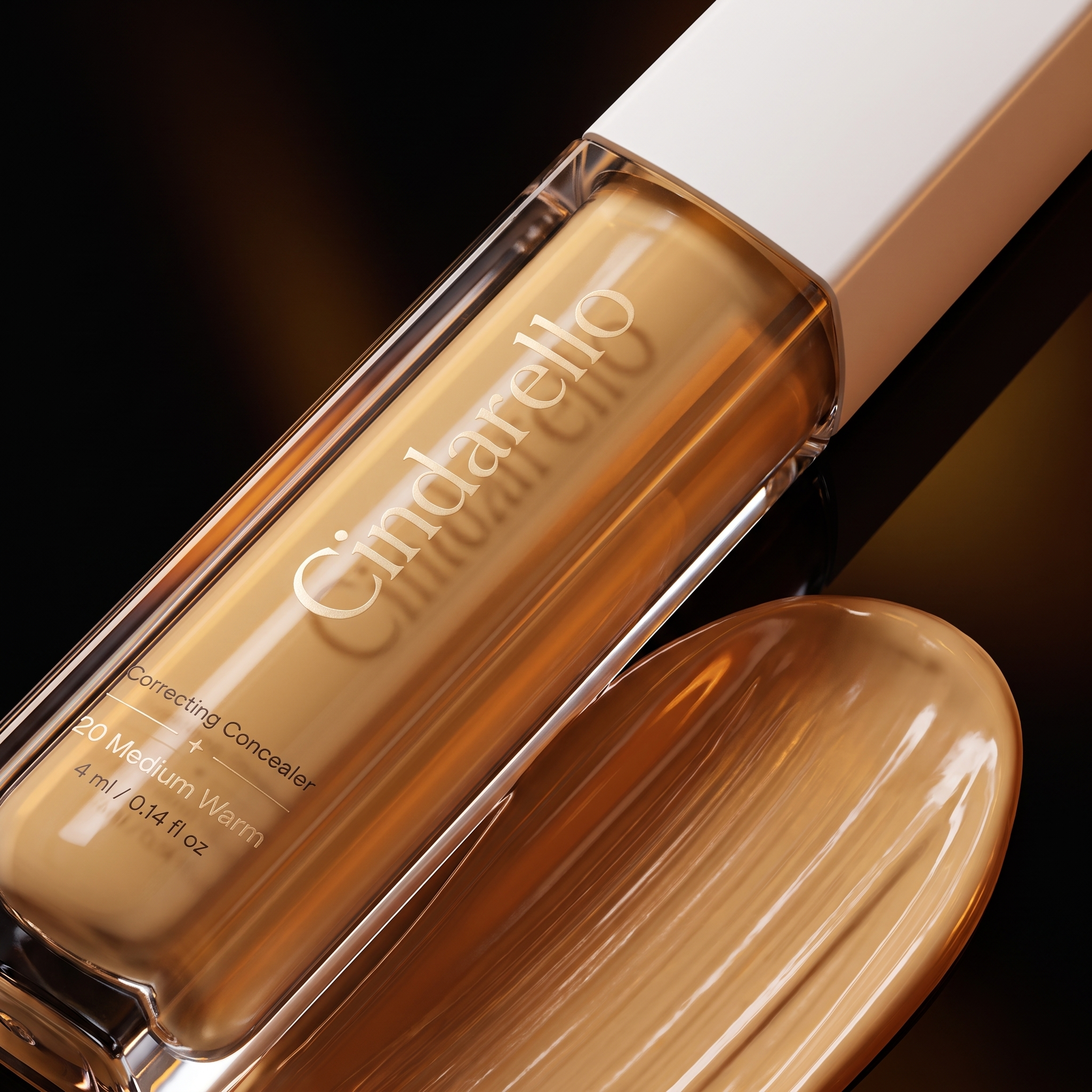 Cindarello Veil of Confidence™ Correcting Concealer — 20 Medium Warm, 4 ml