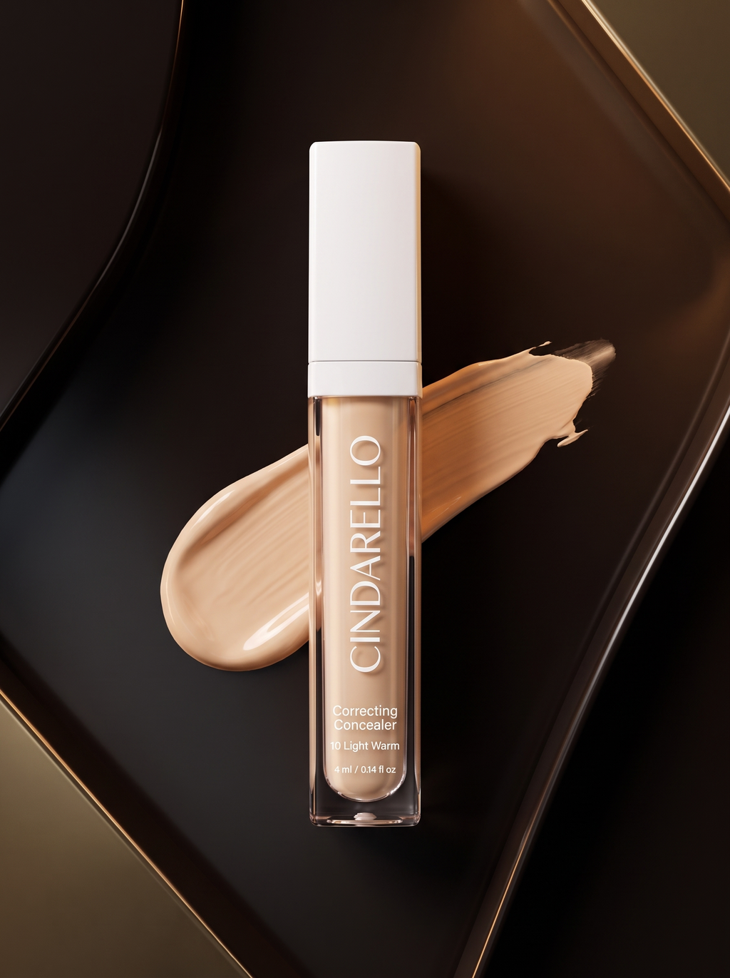 Cindarello Veil of Confidence™ Correcting Concealer — 10 Light Warm, 4 ml
