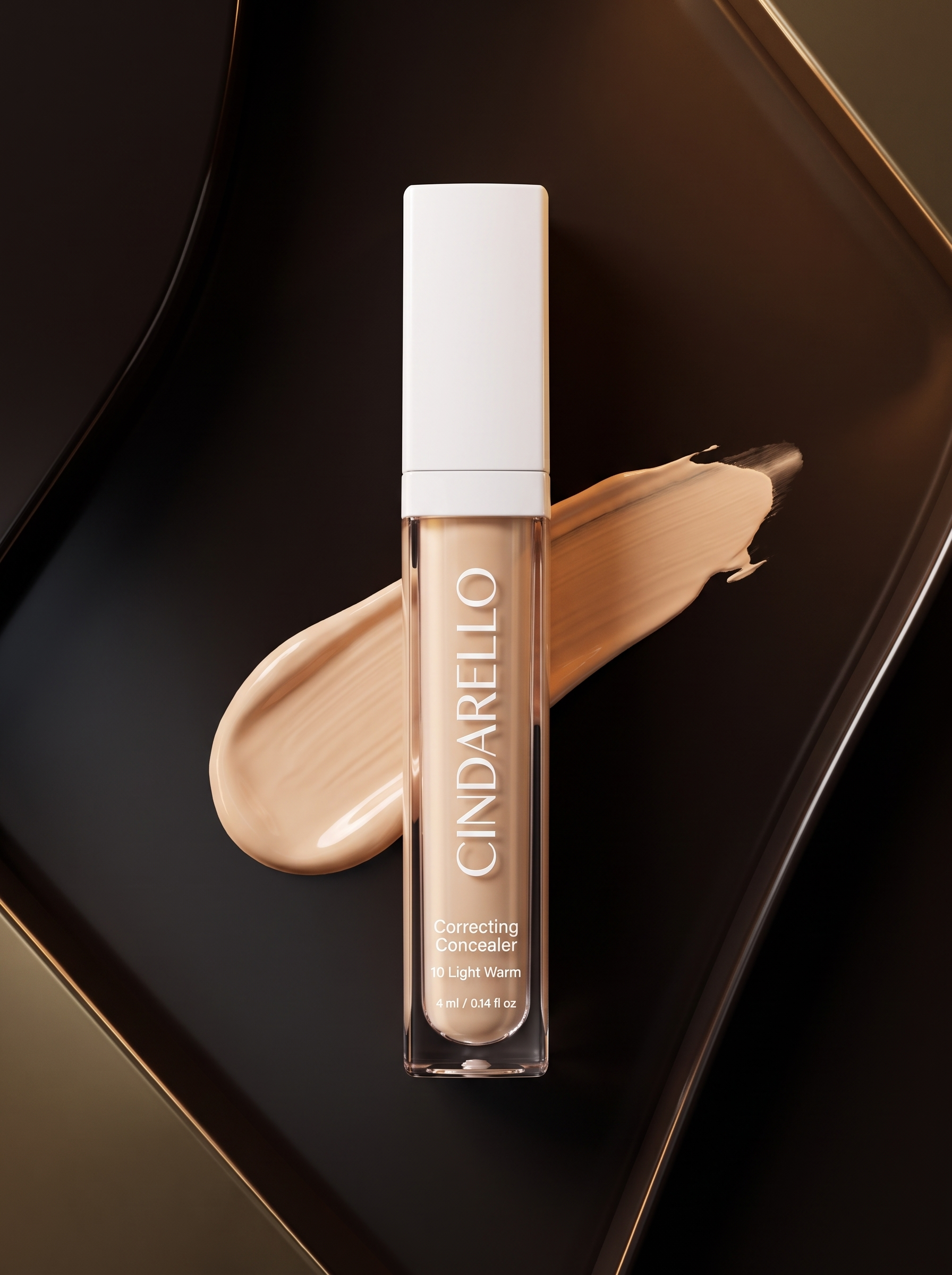 Cindarello Veil of Confidence™ Correcting Concealer — 10 Light Warm, 4 ml