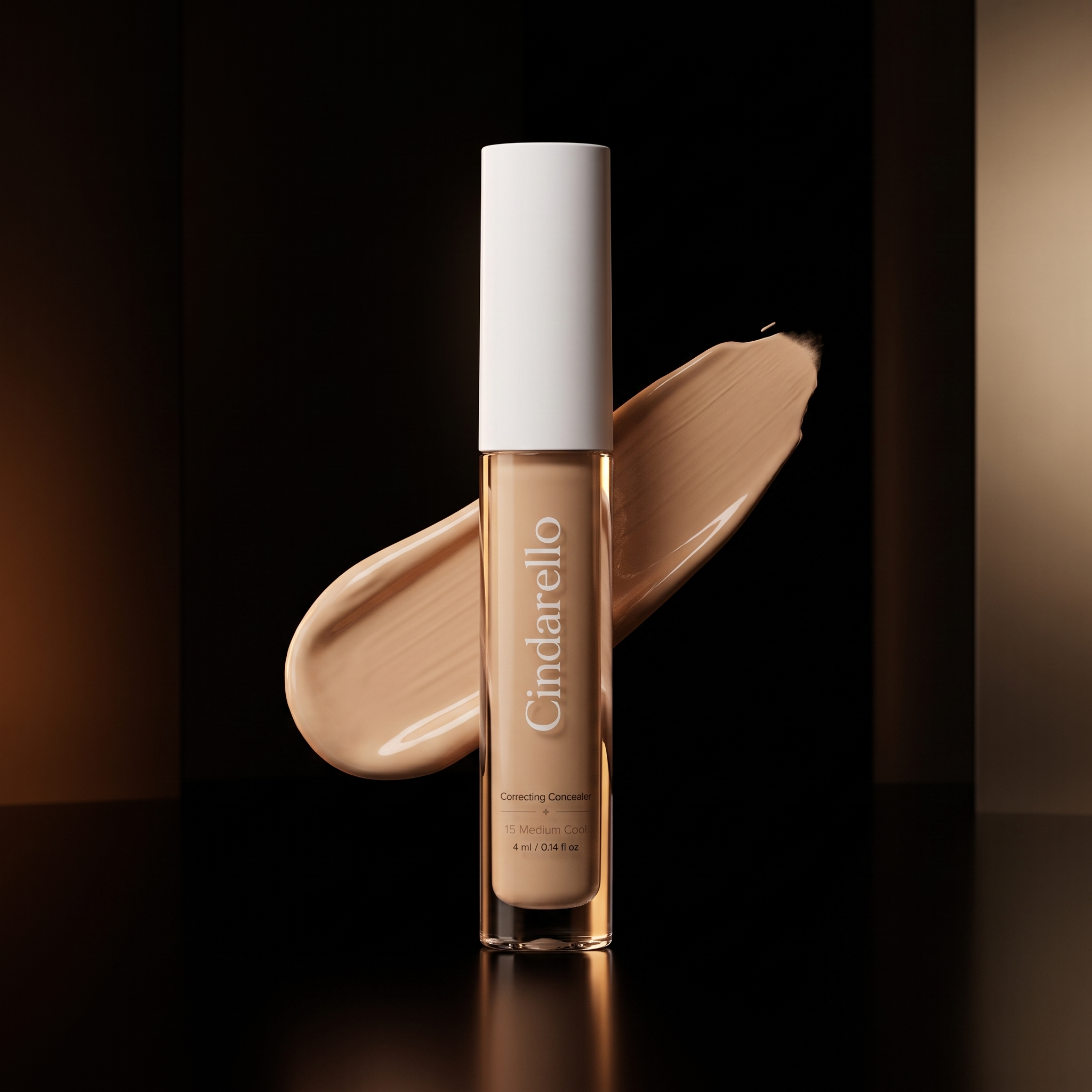 Cindarello Veil of Confidence™ Correcting Concealer — 15 Medium Cool, 4 ml