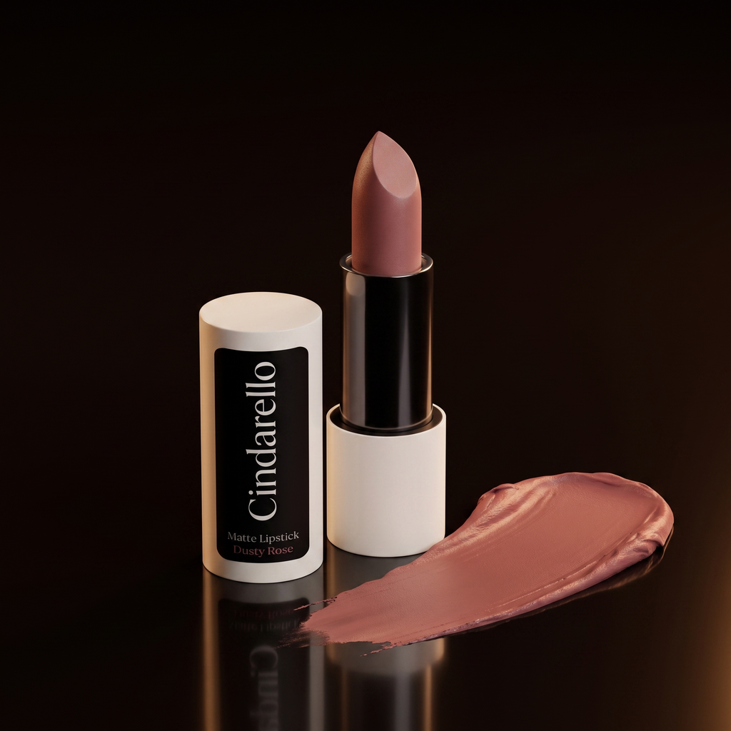 Cindarello Beauty After Midnight™ Matte Lipstick — Dusty Rose, 4 g