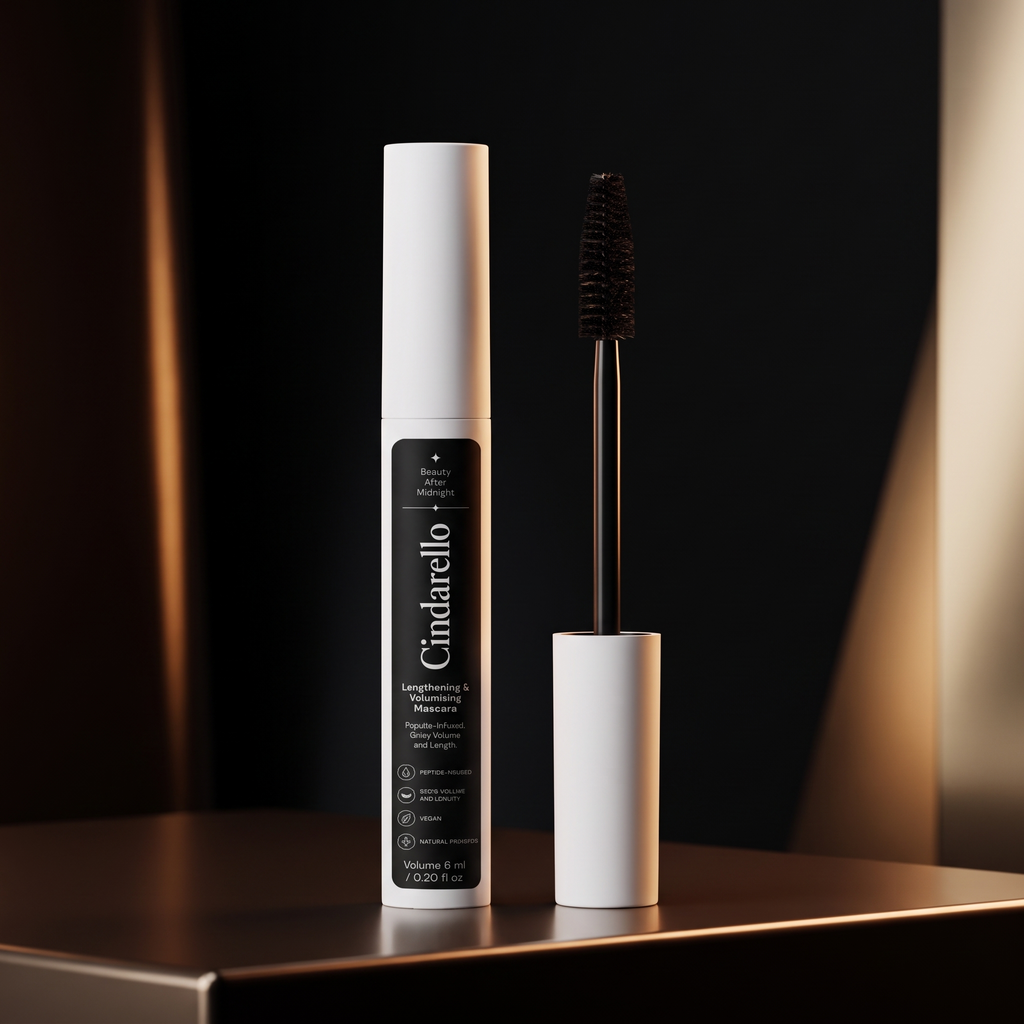 Cindarello Midnight Lash™ Lengthening & Volumising Mascara — Intense Black, 6 ml