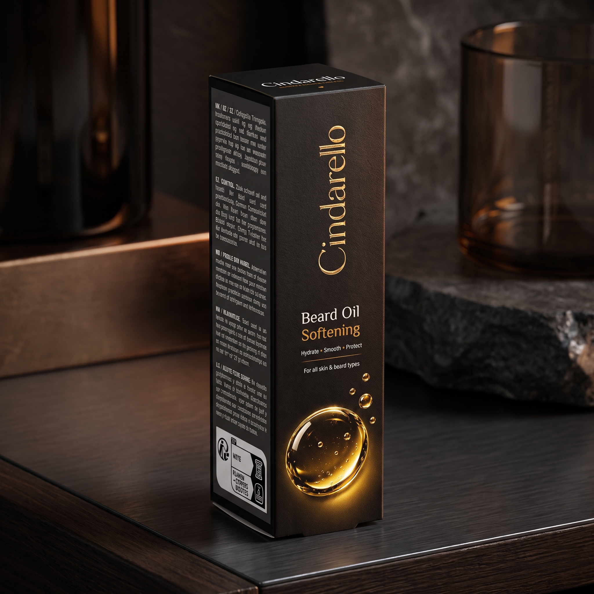 Cindarello Midnight Ritual™ Softening Beard Oil — 20 ml