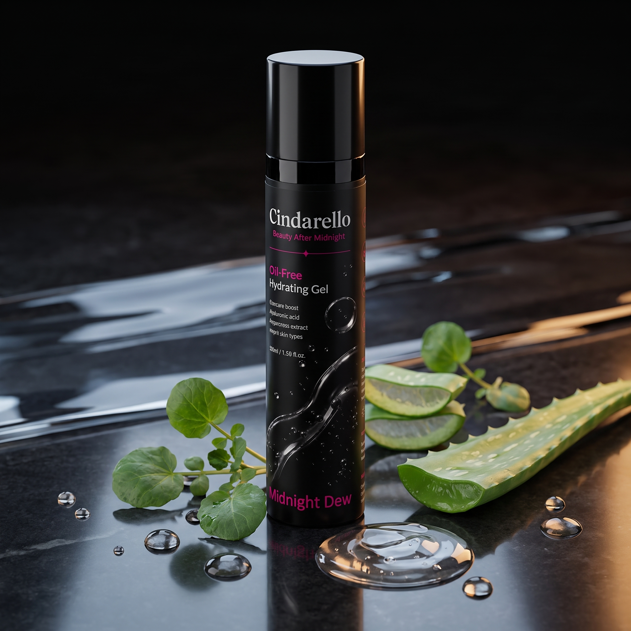 Cindarello Midnight Dew™ Oil-Free Hydrating Gel — 50 ml
