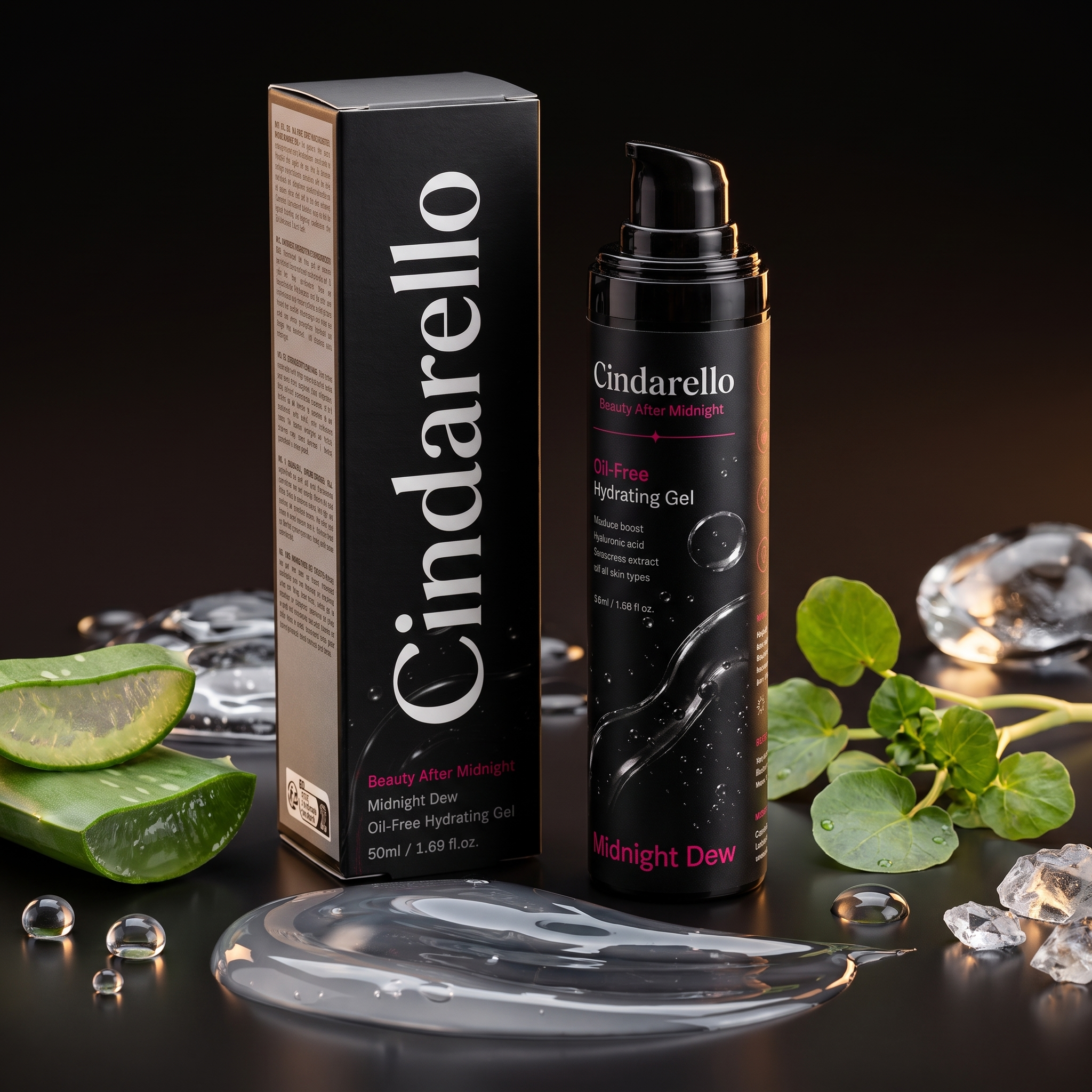 Cindarello Midnight Dew™ Oil-Free Hydrating Gel — 50 ml
