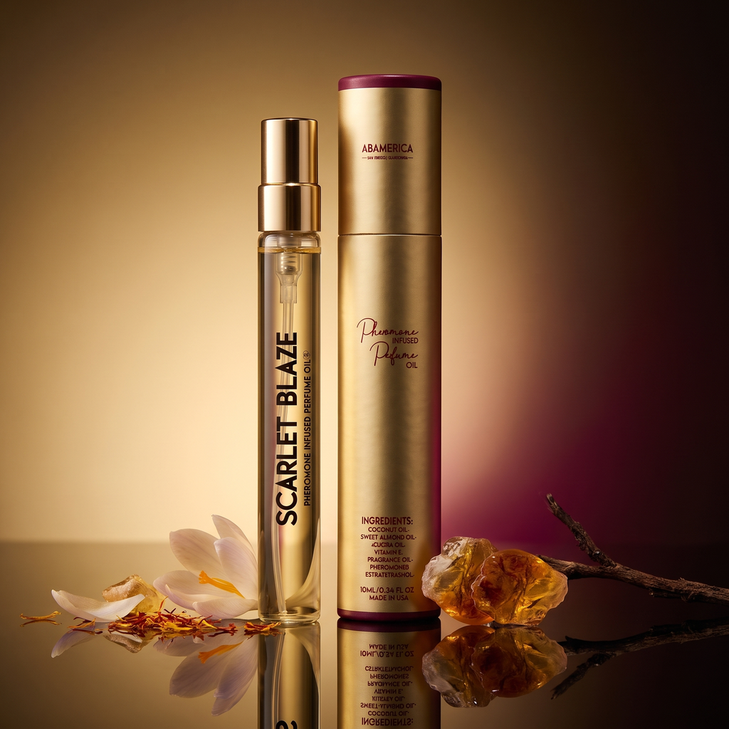 Scarlet Blaze™ Pheromone-Infused Perfume Oil for Women — No. 540 | ABAMERICA | Cindarello Selection