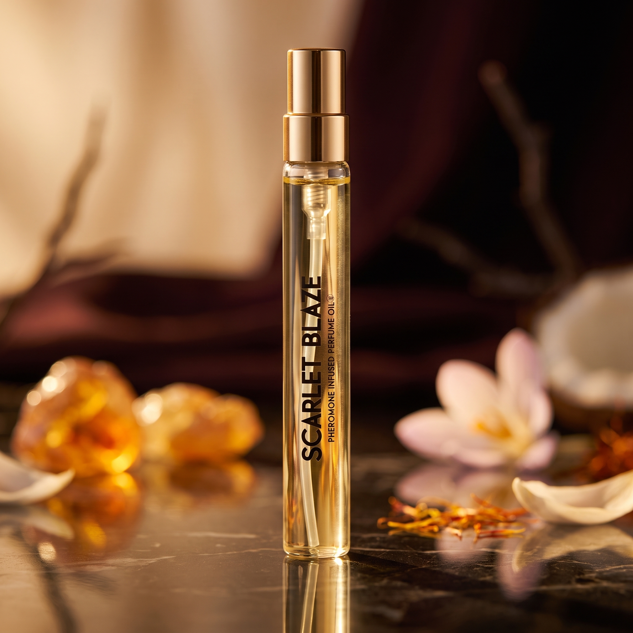 Scarlet Blaze™ Pheromone-Infused Perfume Oil for Women — No. 540 | ABAMERICA | Cindarello Selection