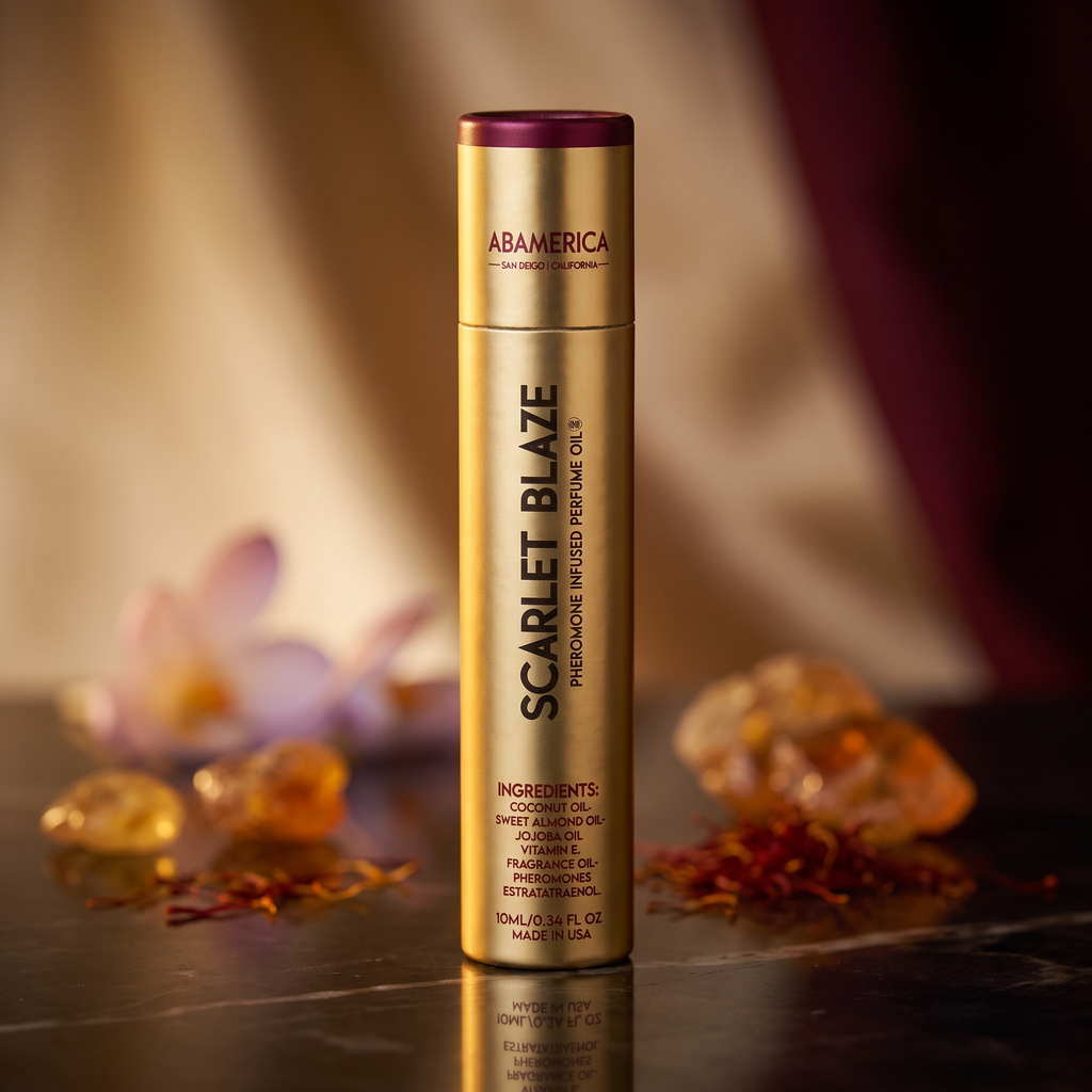 Scarlet Blaze™ Pheromone-Infused Perfume Oil for Women — No. 540 | ABAMERICA | Cindarello Selection