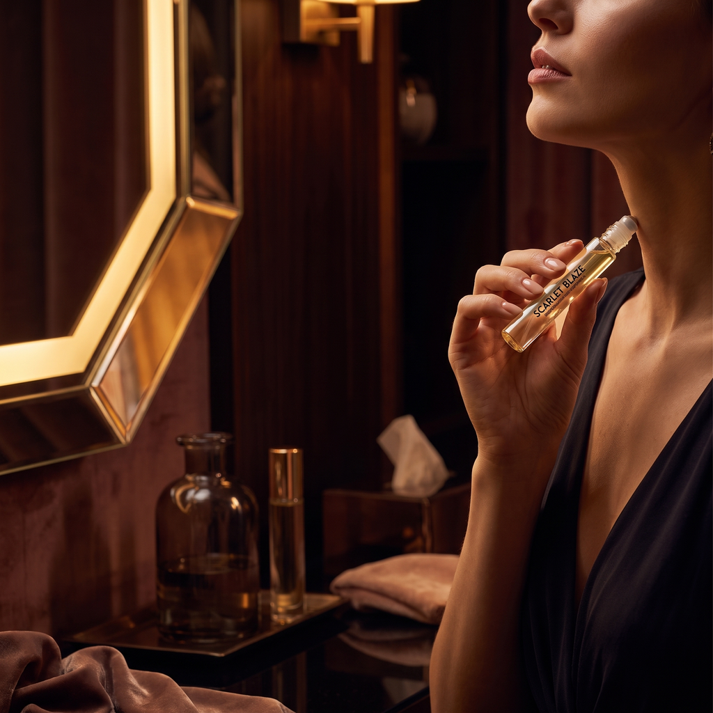 Scarlet Blaze™ Pheromone-Infused Perfume Oil for Women — No. 540 | ABAMERICA | Cindarello Selection