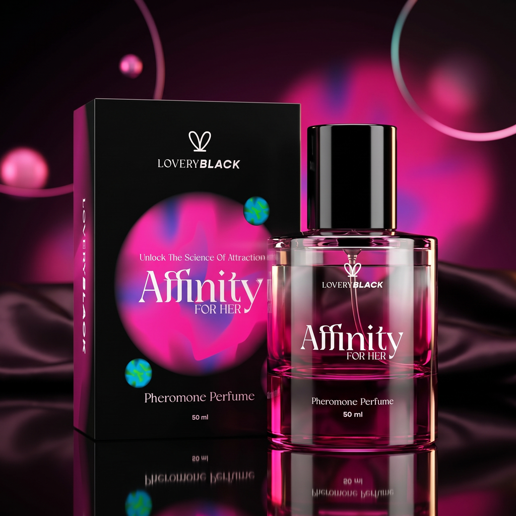 Affinity for Her™ Pheromone Perfume — 50 ml | Lovely Black | Cindarello Selection