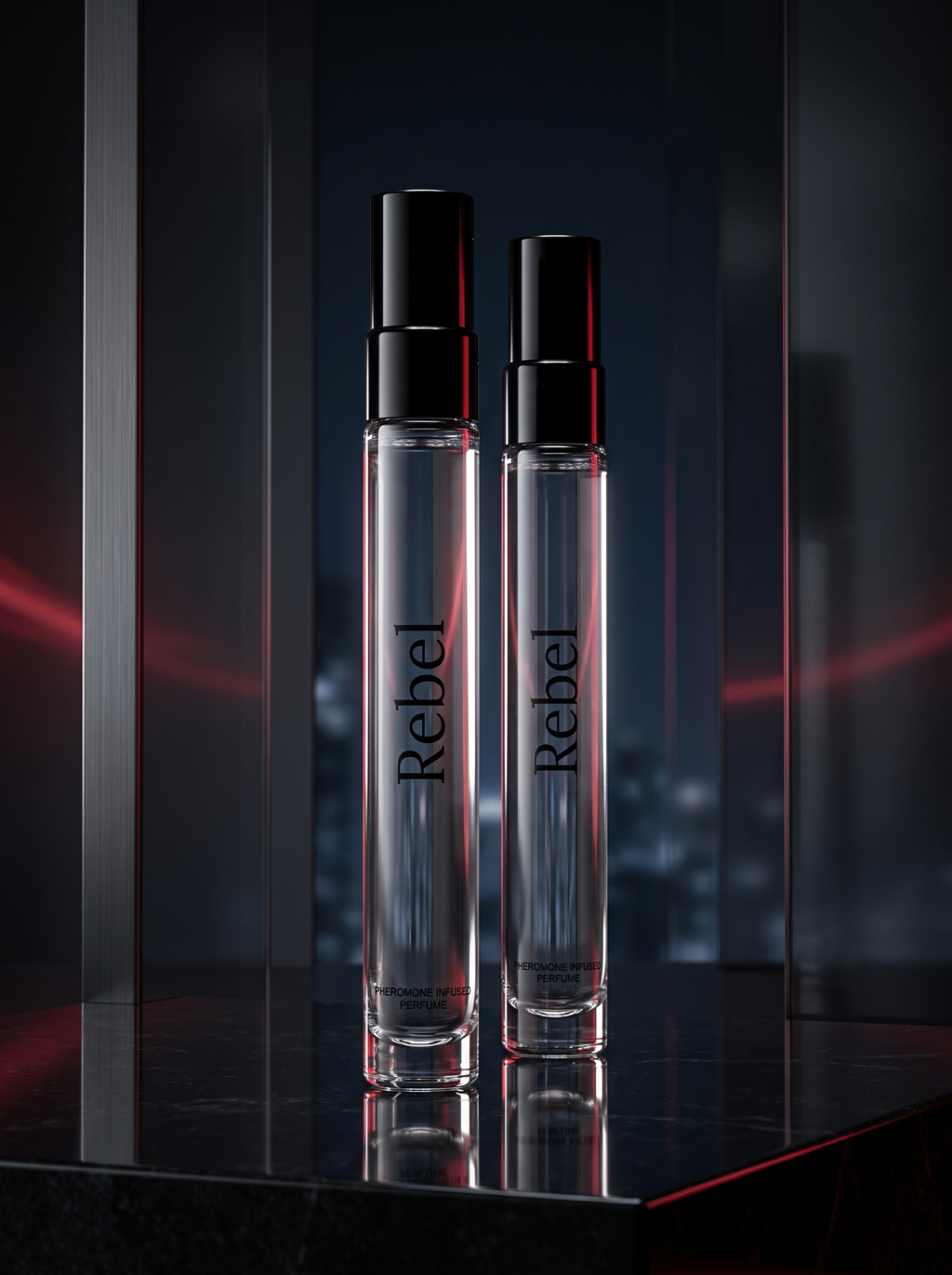 Rebel™ Pheromone Cologne for Men — Long-Lasting Roll-On Fragrance, 2-Piece Set | BOVVSKY | Cindarello Selection