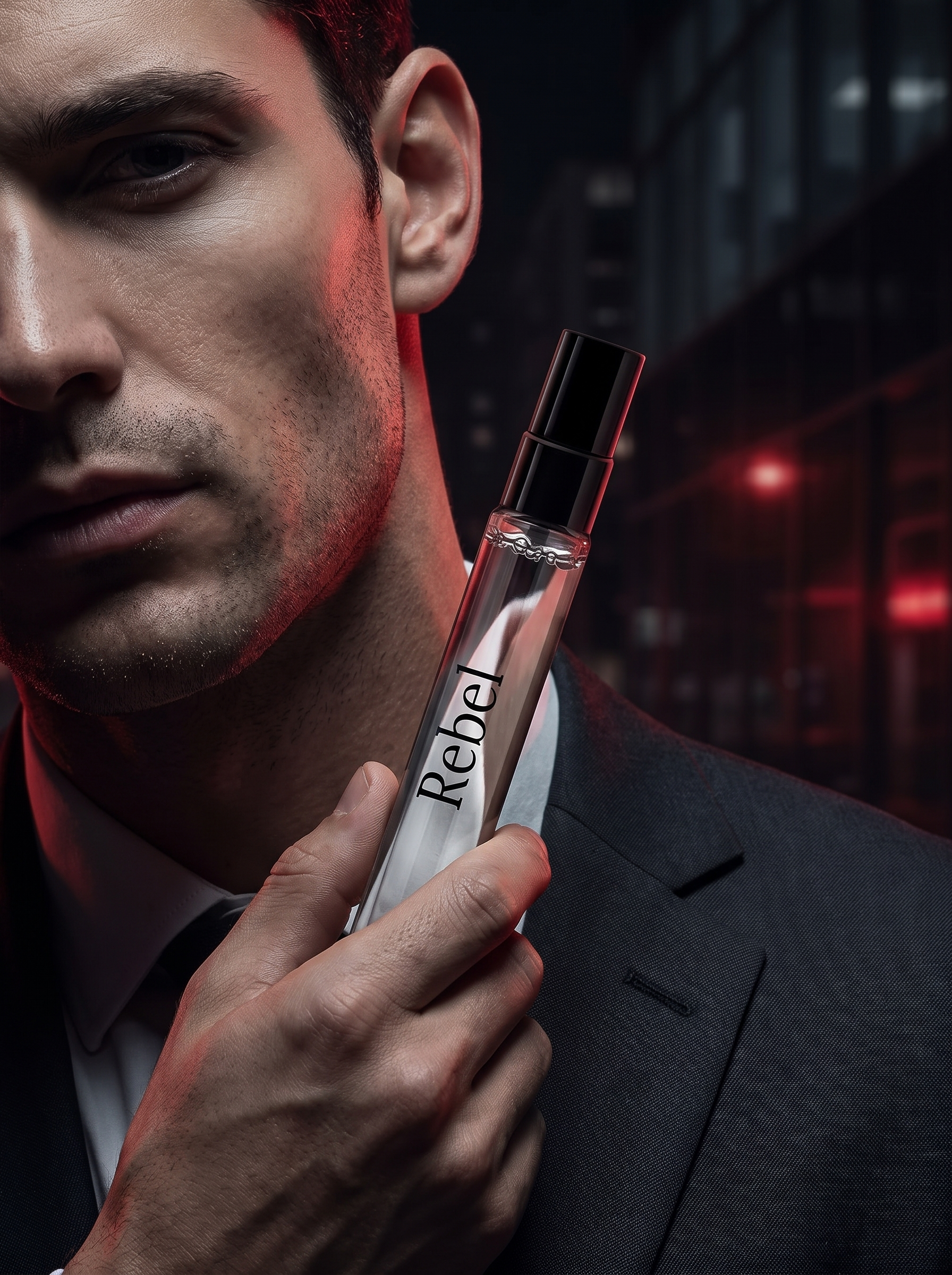 Rebel™ Pheromone Cologne for Men — Long-Lasting Roll-On Fragrance, 2-Piece Set | BOVVSKY | Cindarello Selection