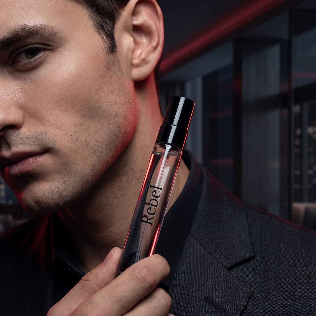 Rebel™ Pheromone Cologne for Men — Long-Lasting Roll-On Fragrance, 2-Piece Set | BOVVSKY | Cindarello Selection