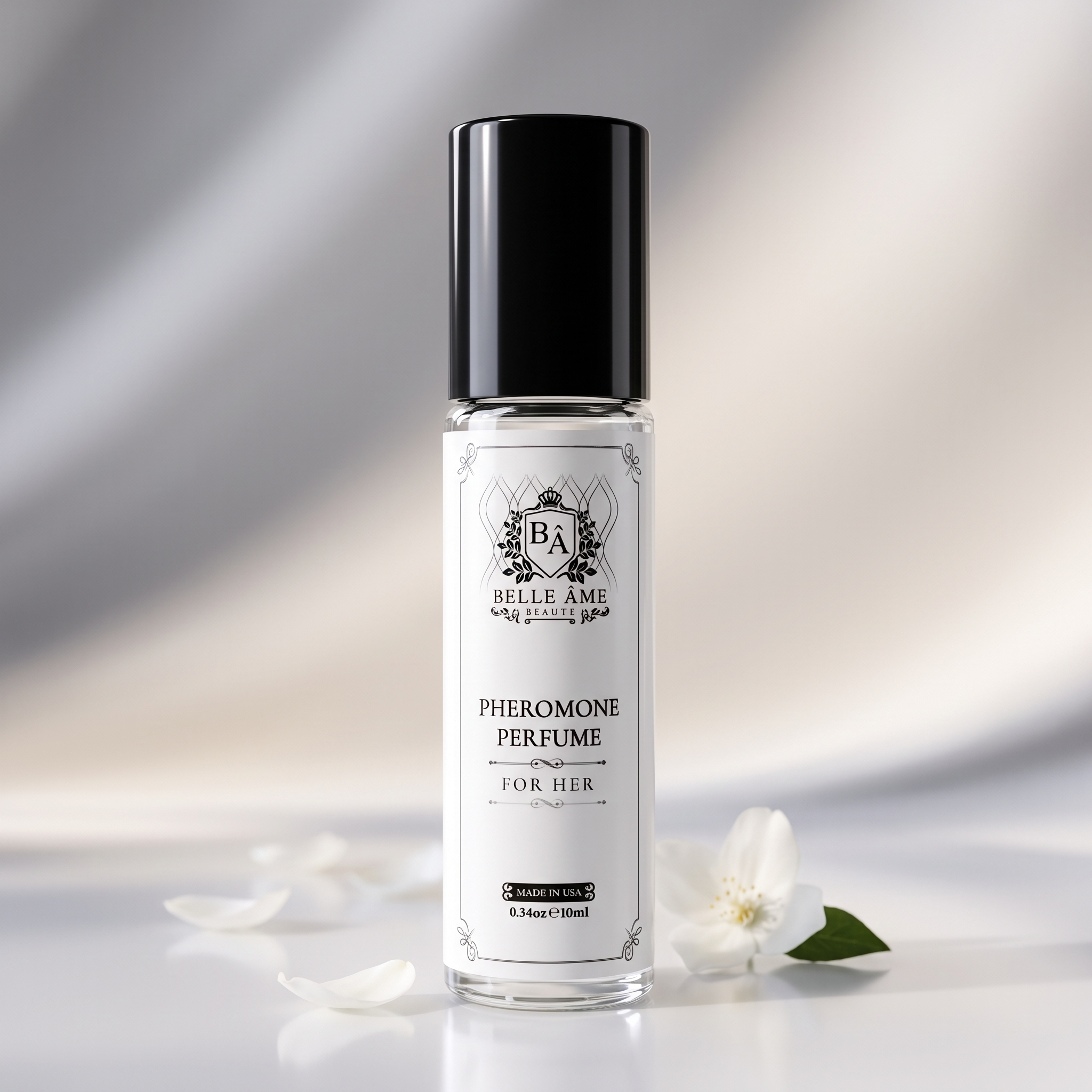 Belle Âme™ Jasmine Pheromone Roll-On Perfume for Women — 10 ml | Cindarello Selection