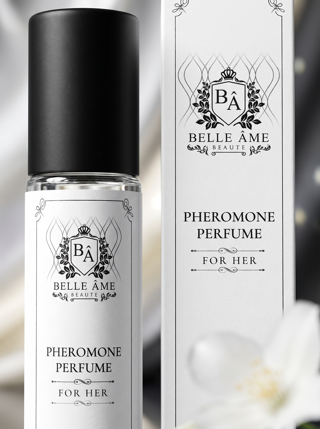 Belle Âme™ Jasmine Pheromone Roll-On Perfume for Women — 10 ml | Cindarello Selection