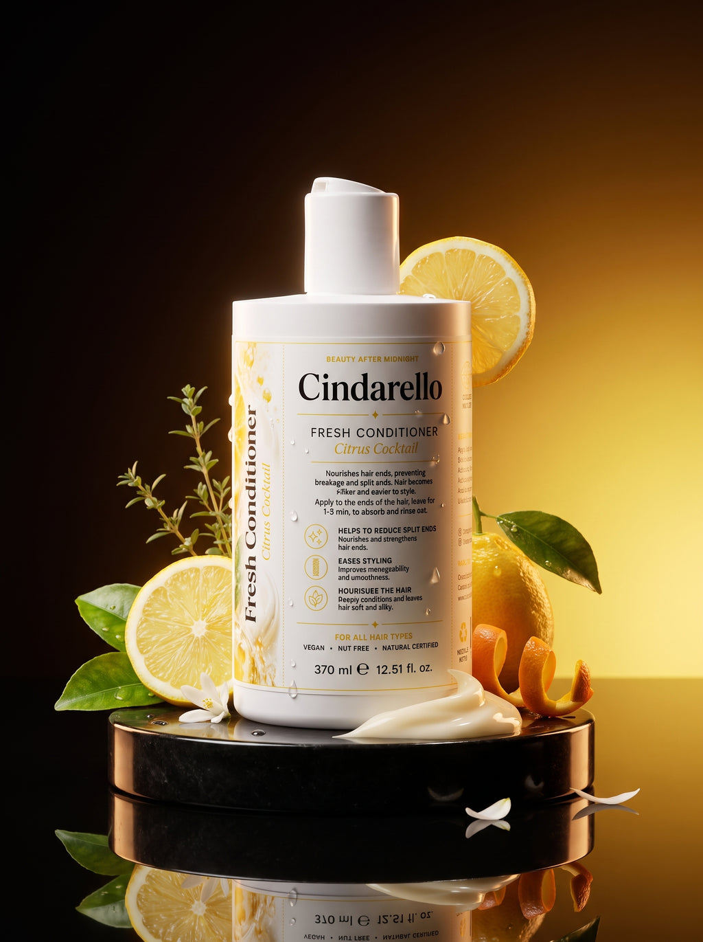 Cindarello Fresh Conditioner — Citrus Cocktail, 370 ml