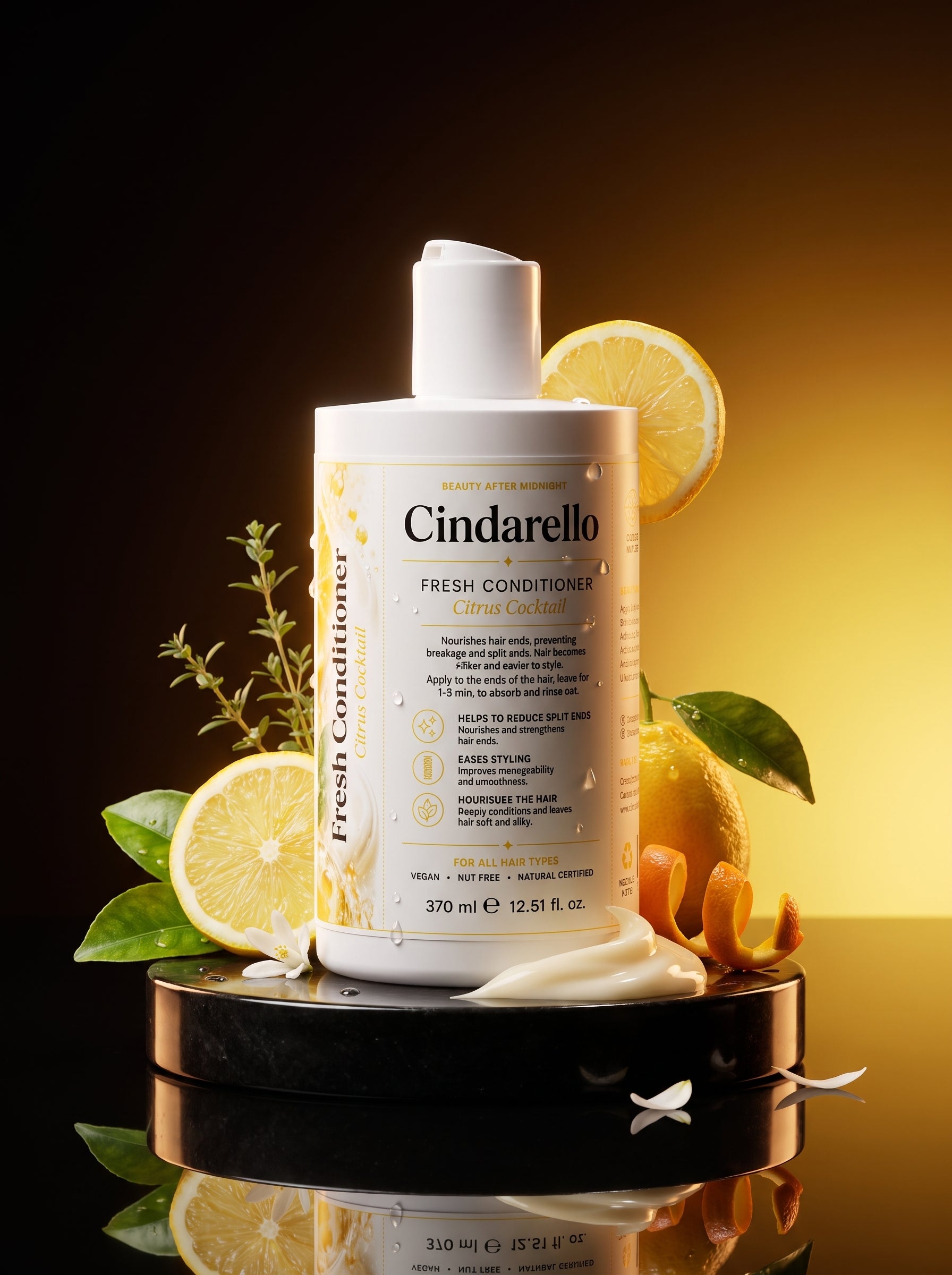 Cindarello Fresh Conditioner — Citrus Cocktail, 370 ml